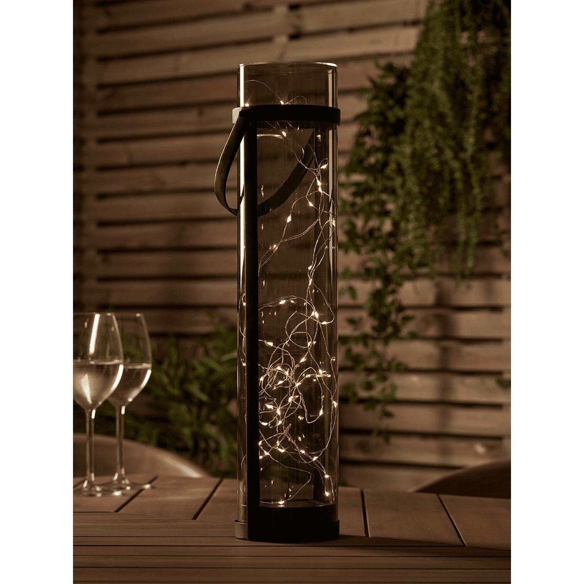 Solar Wire Lights Column Lantern – image 2