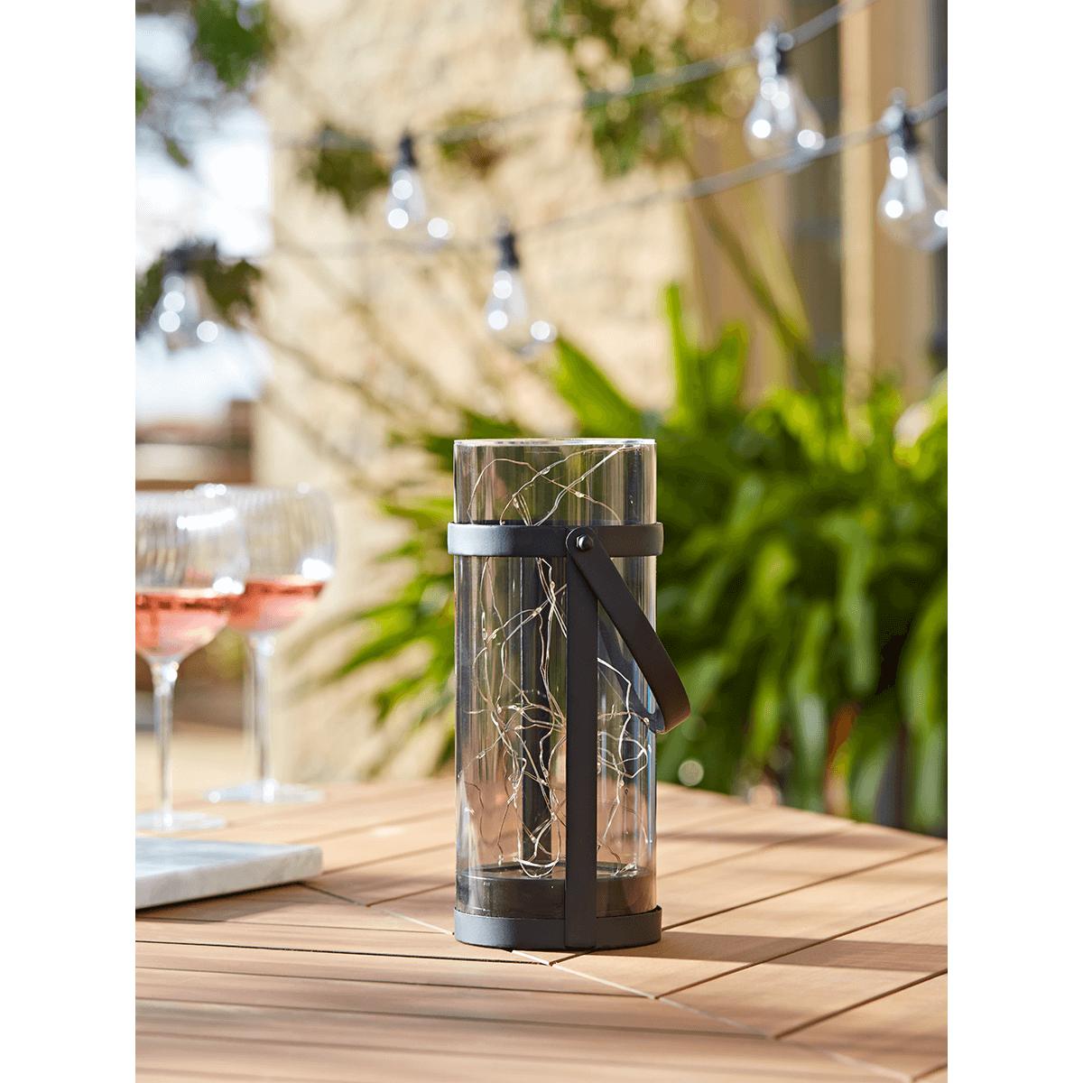 Solar Wire Lights Column Lantern – image 3
