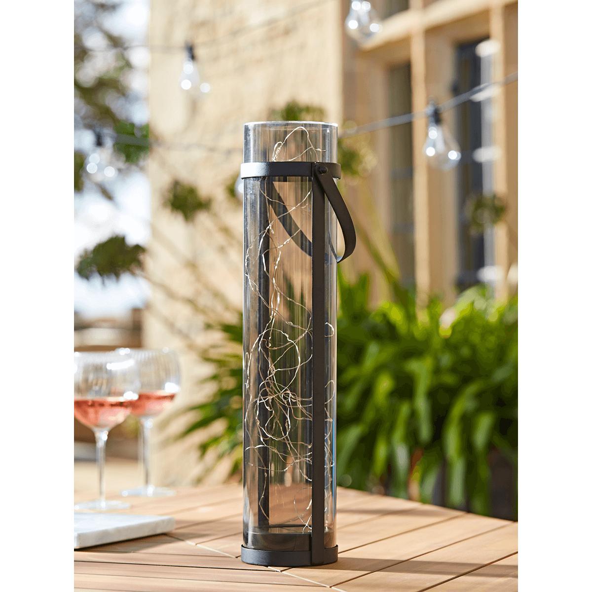 Solar Wire Lights Column Lantern – image 4