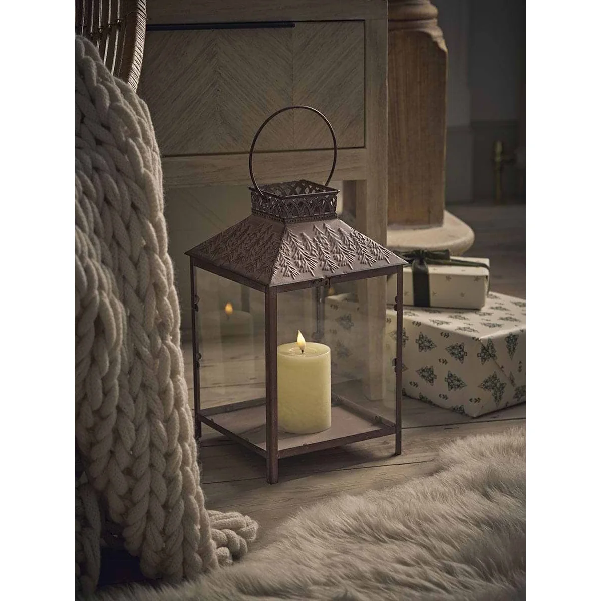 Two Tree Embossed Lanterns – image 5