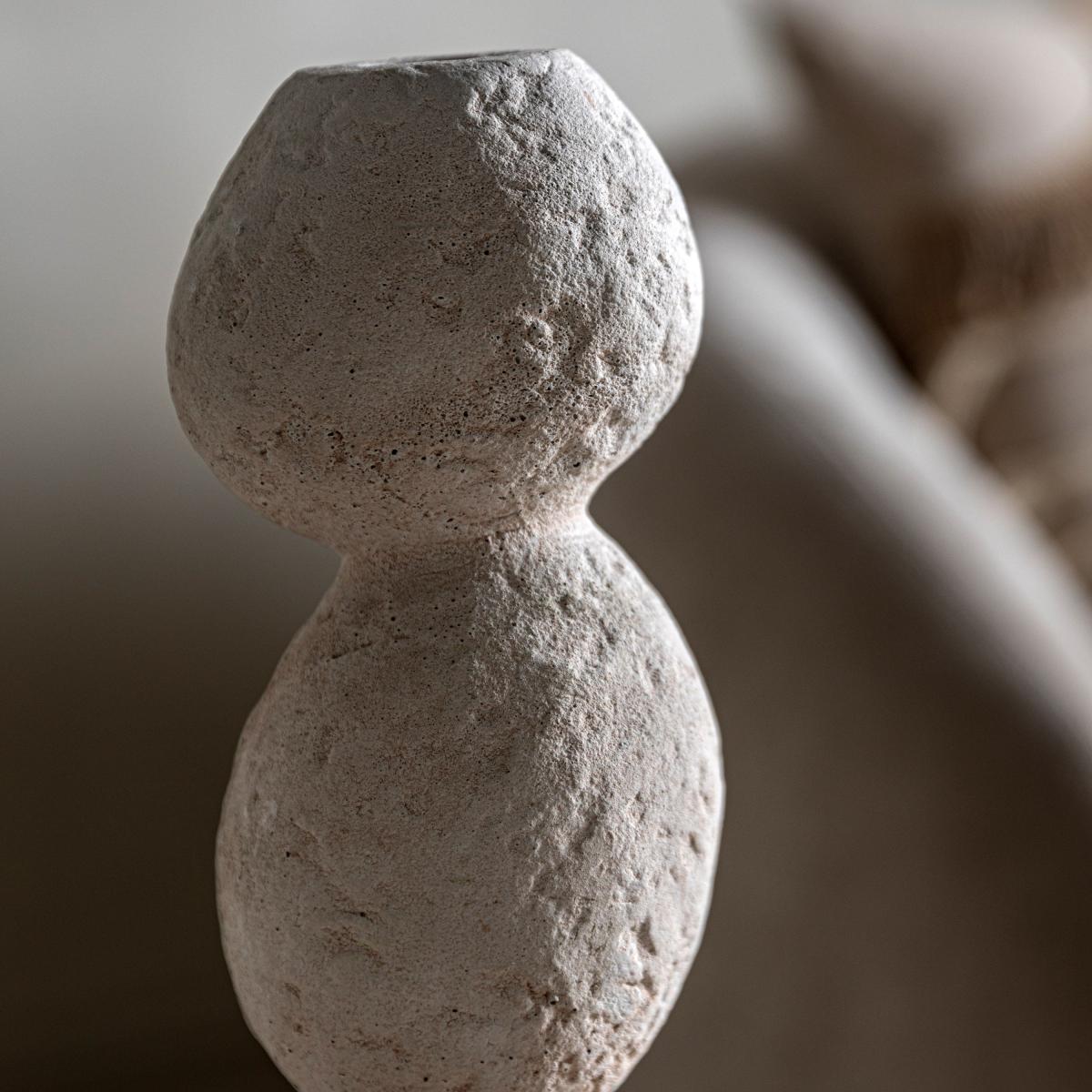 Sable Large Pebble Candle Holder Natural – image 3