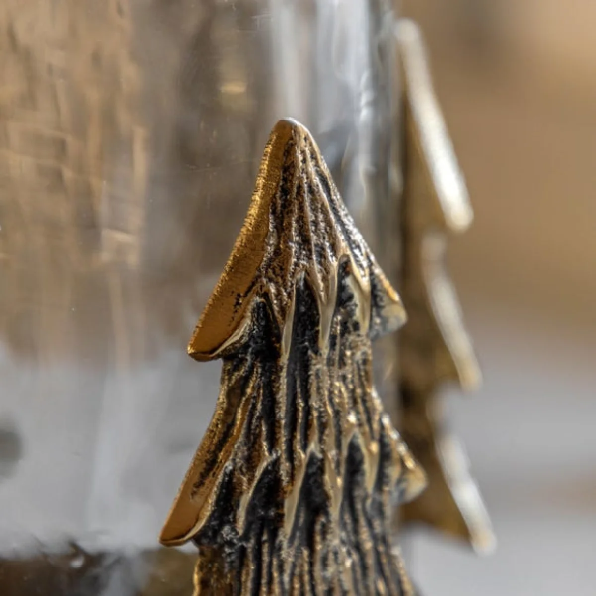 Christmas Tree Hurricane Candle Holder – image 3