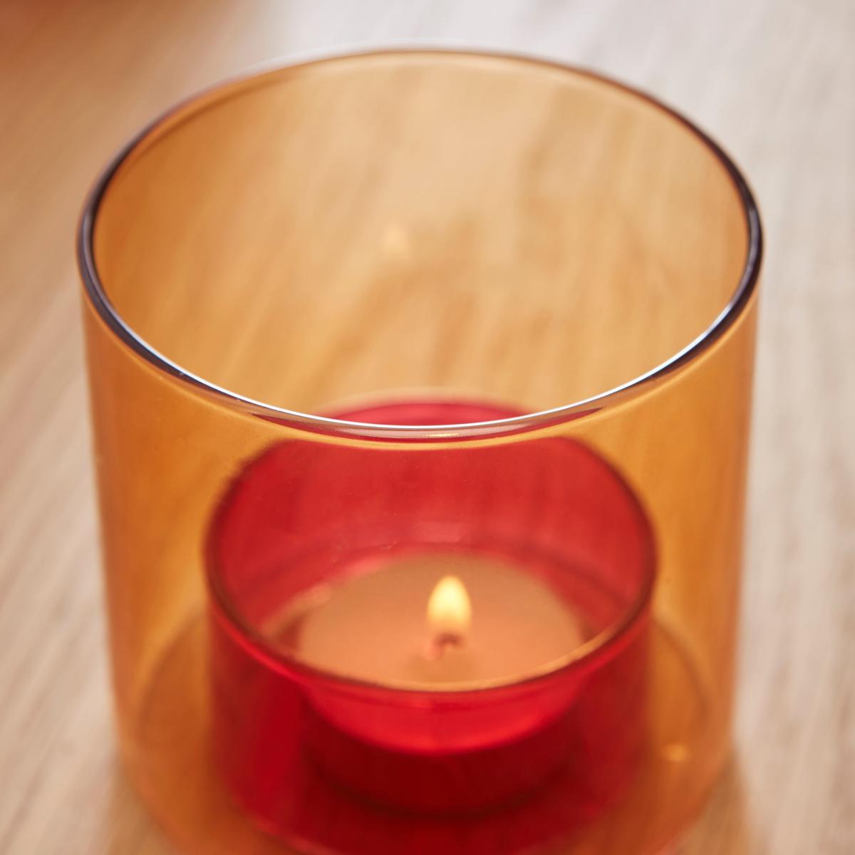 Sunbeam Glass Two Tone Tealight Holder – image 2