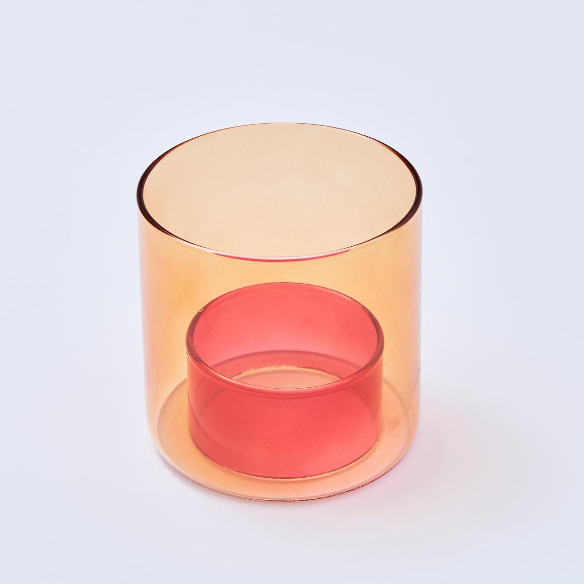 Sunbeam Glass Two Tone Tealight Holder – image 3