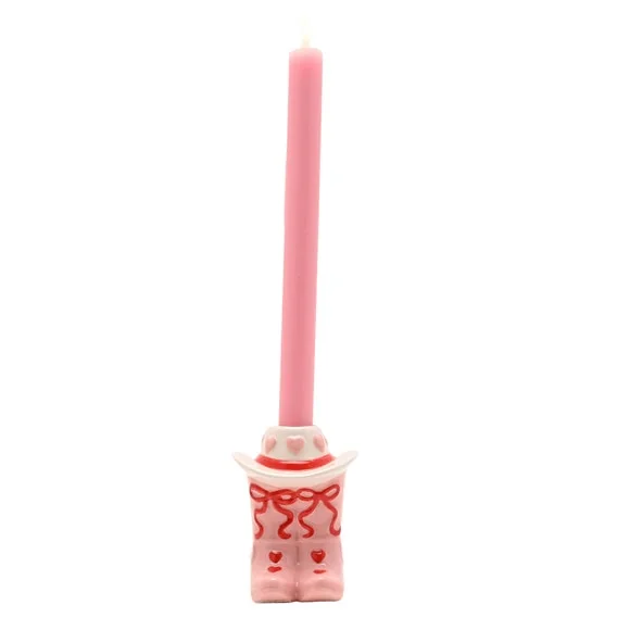 The Feel Good Club Cowboy Boots Candlestick Holder – image 5