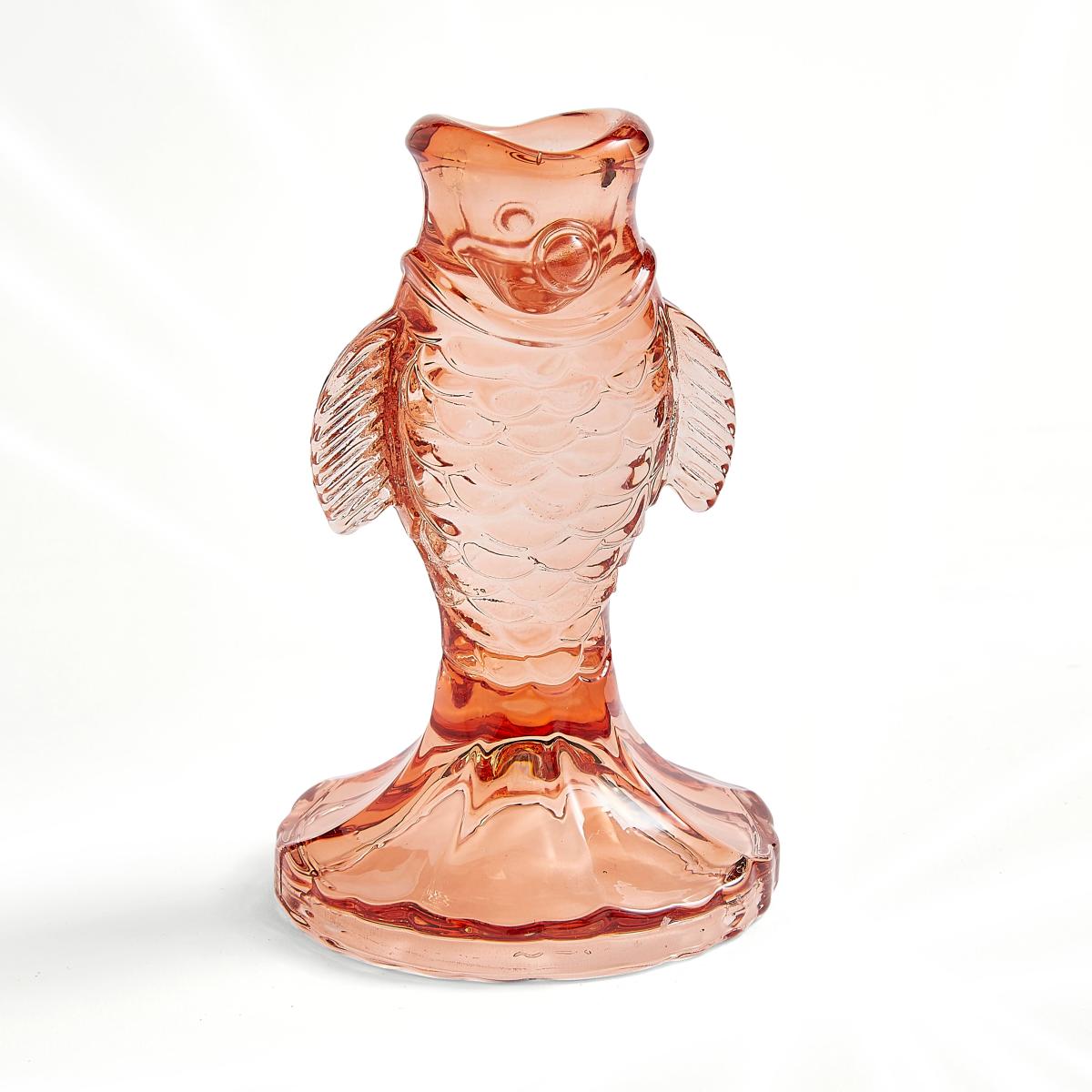 Oceanscape Fish Glass Candle Holder – image 3