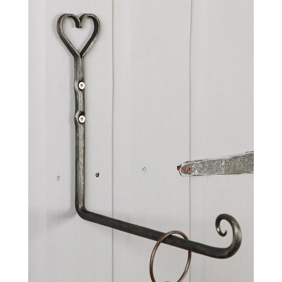 Iron Heart Shaped Lantern Hook – image 2