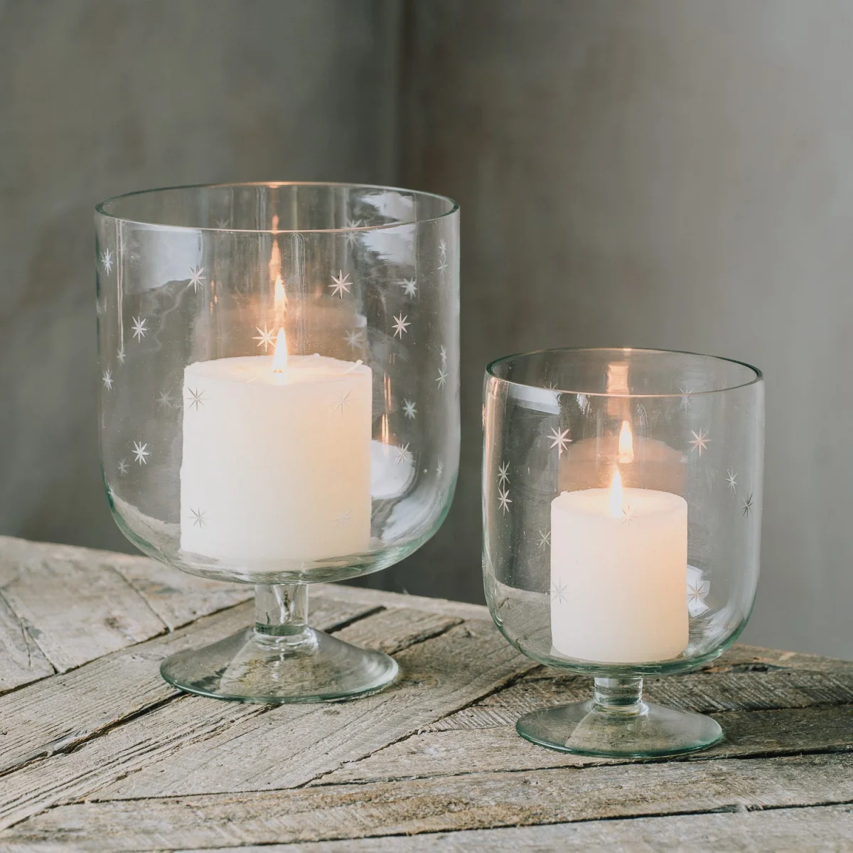 Graham and Green Tiny Stars Small Votive Candle Holder – image 2