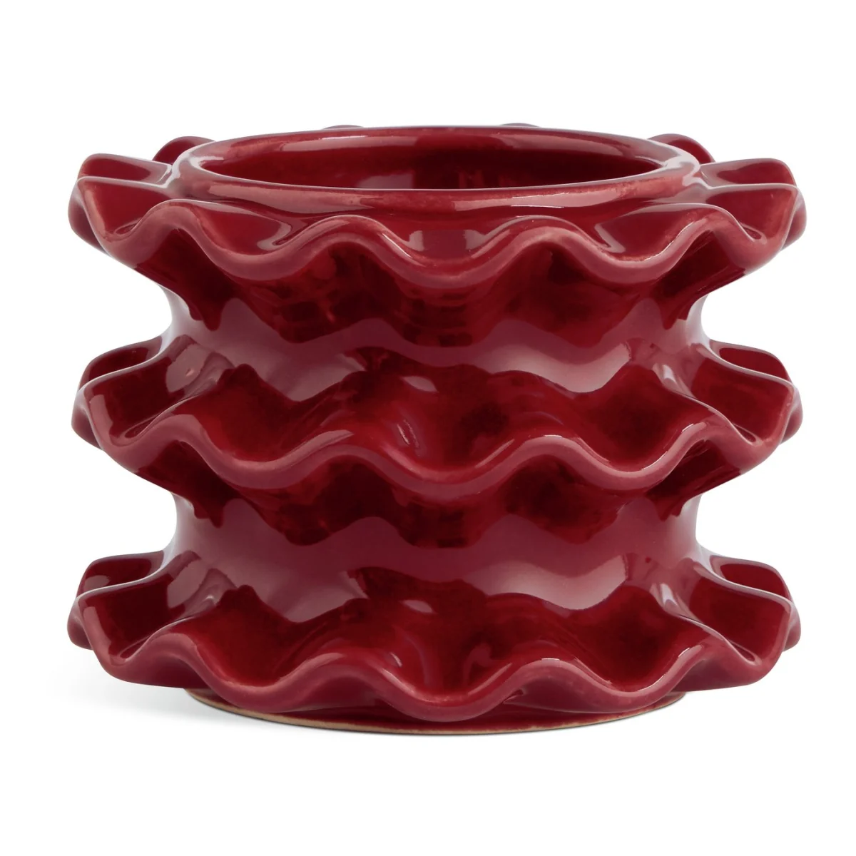 Habitat Wavy Red Tealight Holder – image 2