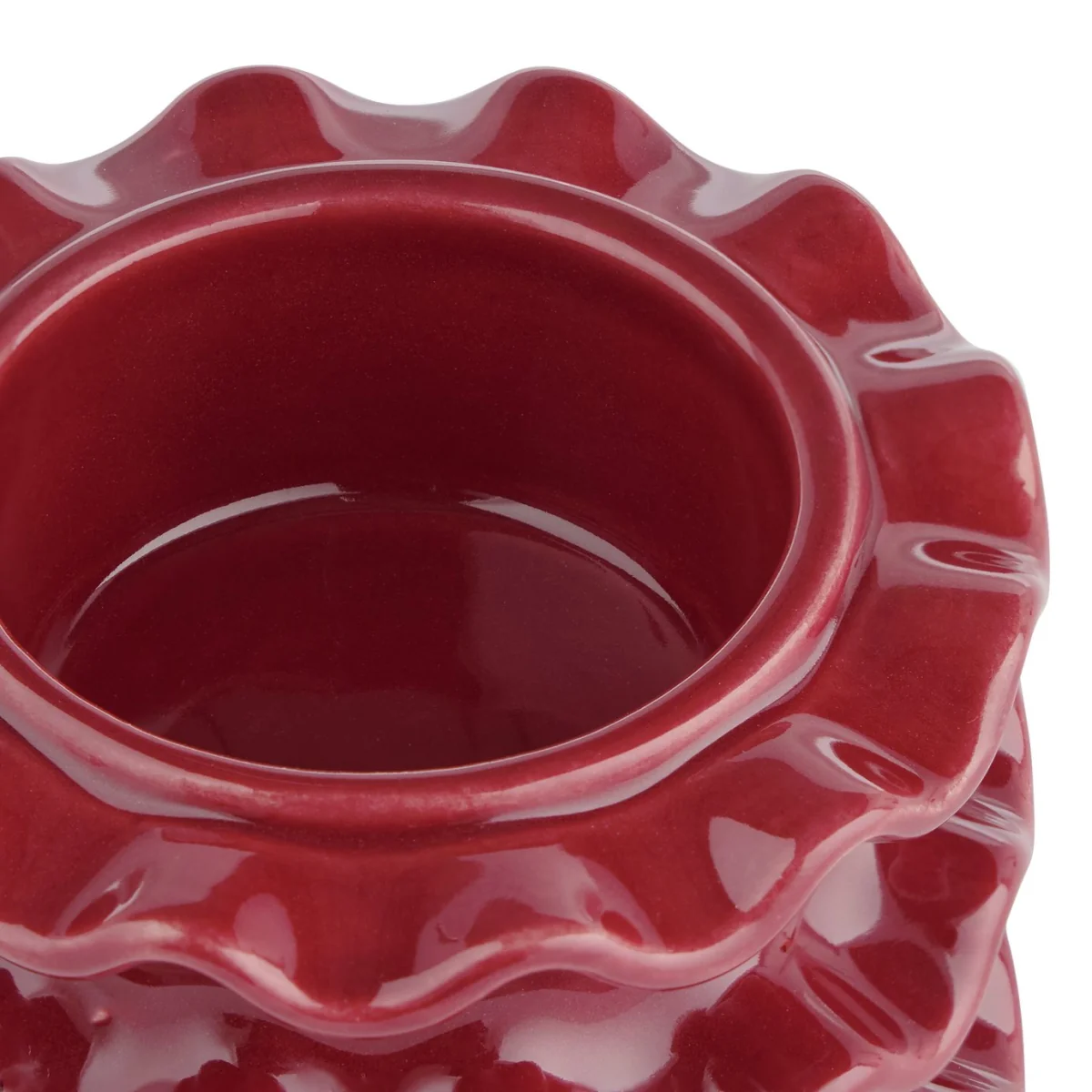 Habitat Wavy Red Tealight Holder – image 3