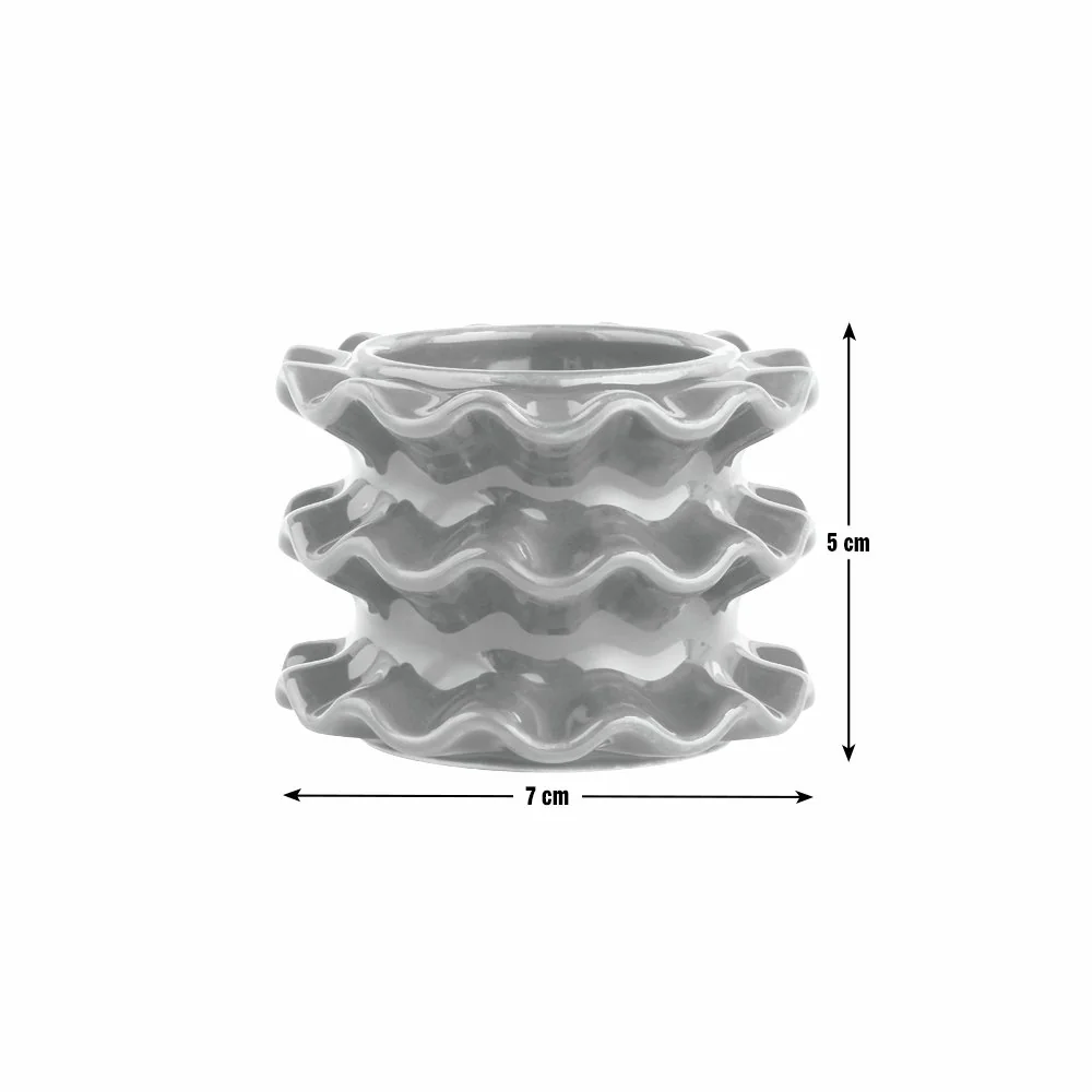 Habitat Wavy Red Tealight Holder – image 4