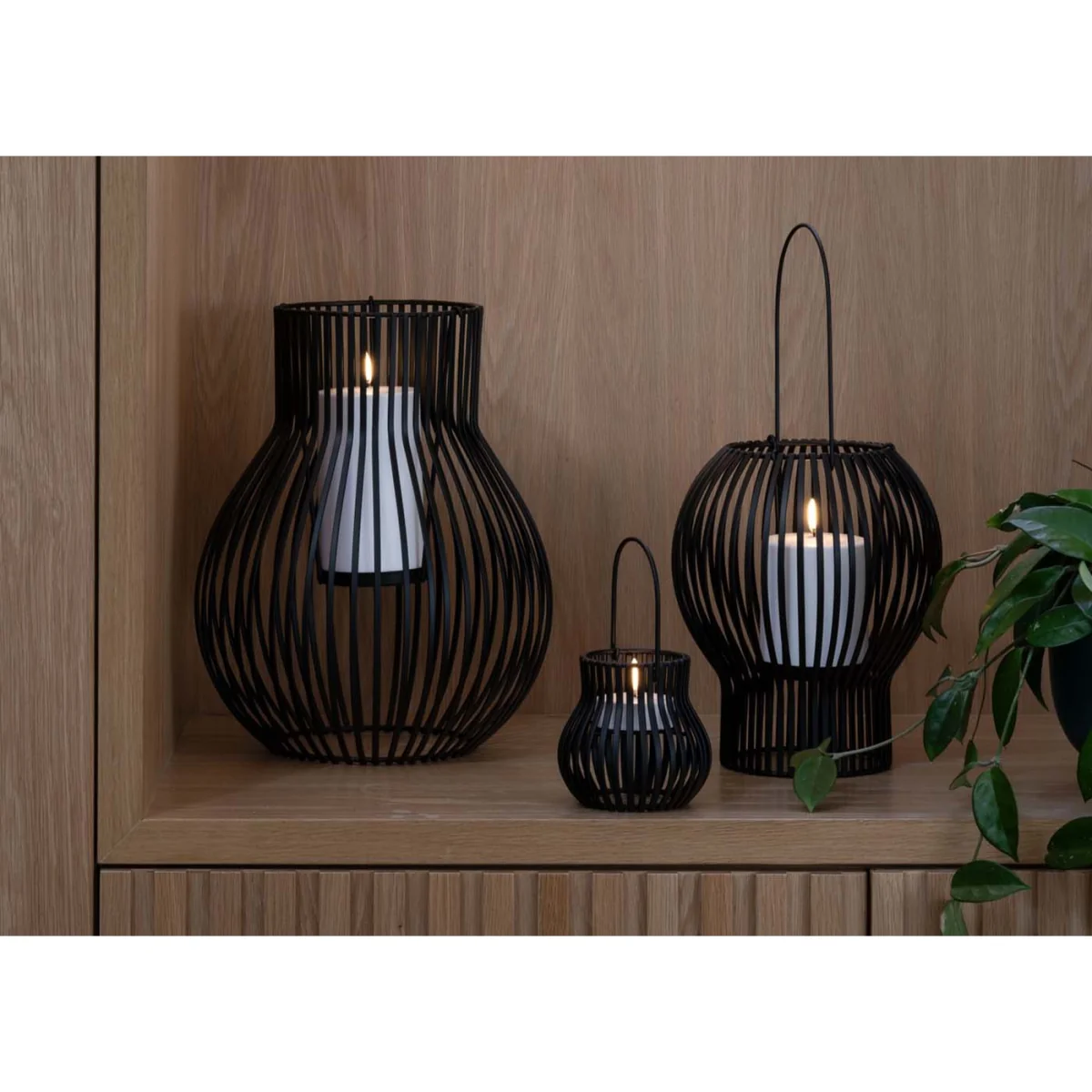 Uyuni Upside Down Lantern Small Light Grey – image 4