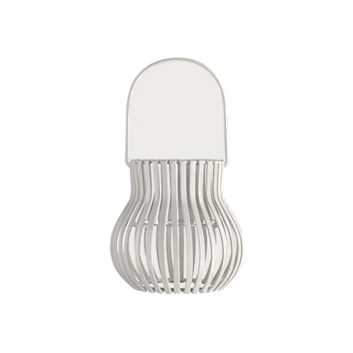 Uyuni Upside Down Lantern Small Light Grey – image 1