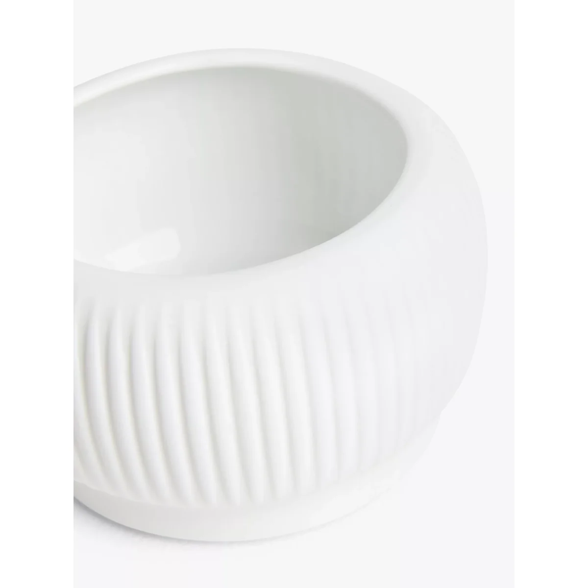 John Lewis & Partners Ceramic Rib Candle Holder – image 2