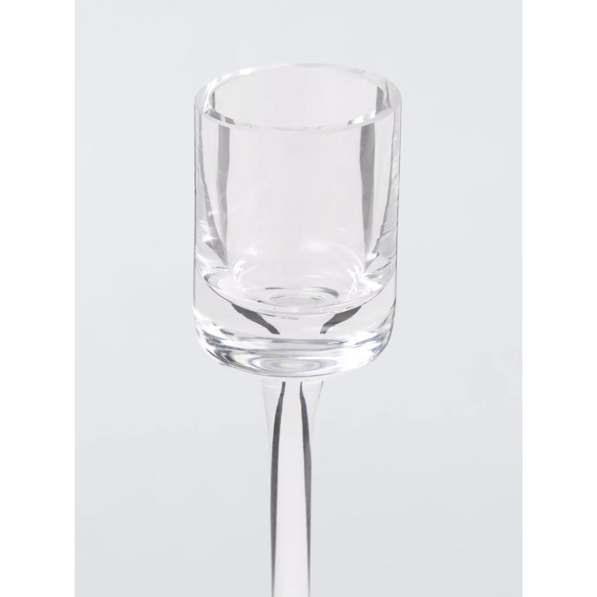 John Lewis Glass Candle Stick, H13cm – image 2