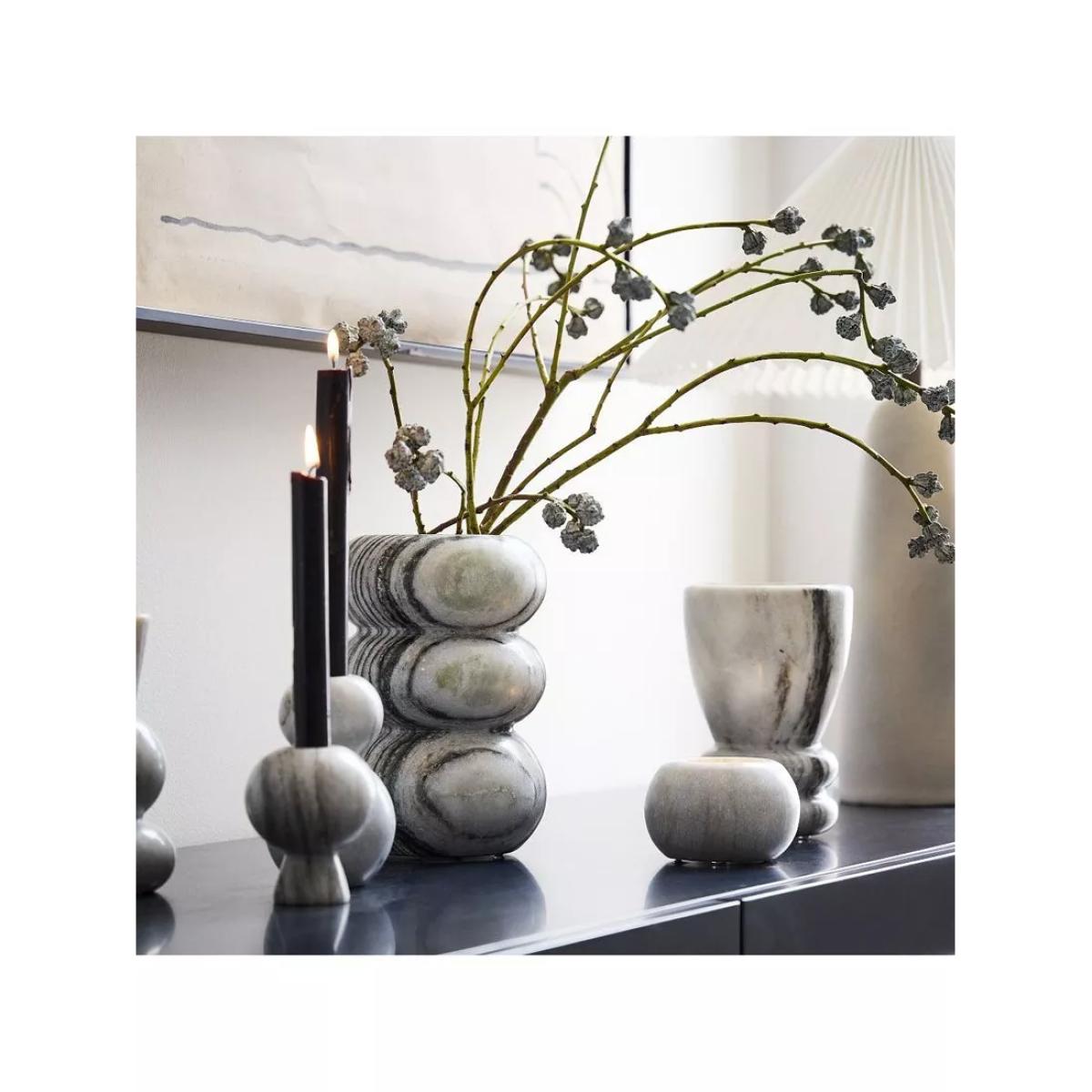 west elm Kali Marble Tapered Candle Holder, H13cm, Medium – image 5