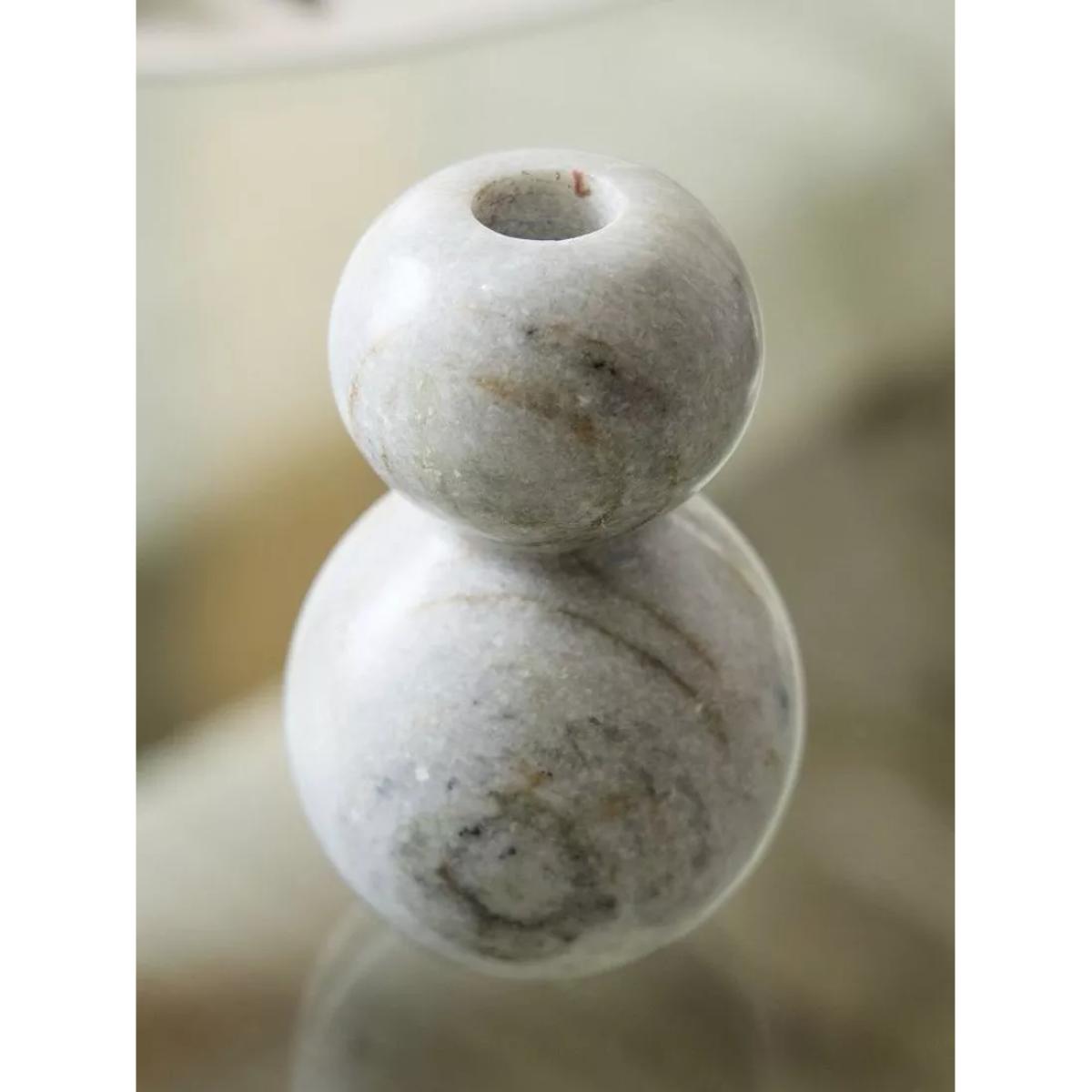 west elm Kali Marble Tapered Candle Holder, H13cm, Medium – image 7