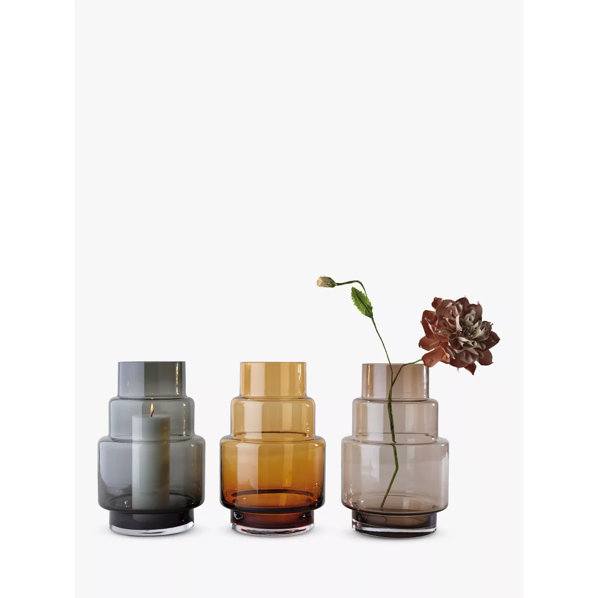 Ro Collection No. 69 Hurricane Candle Holder or Vase – image 5