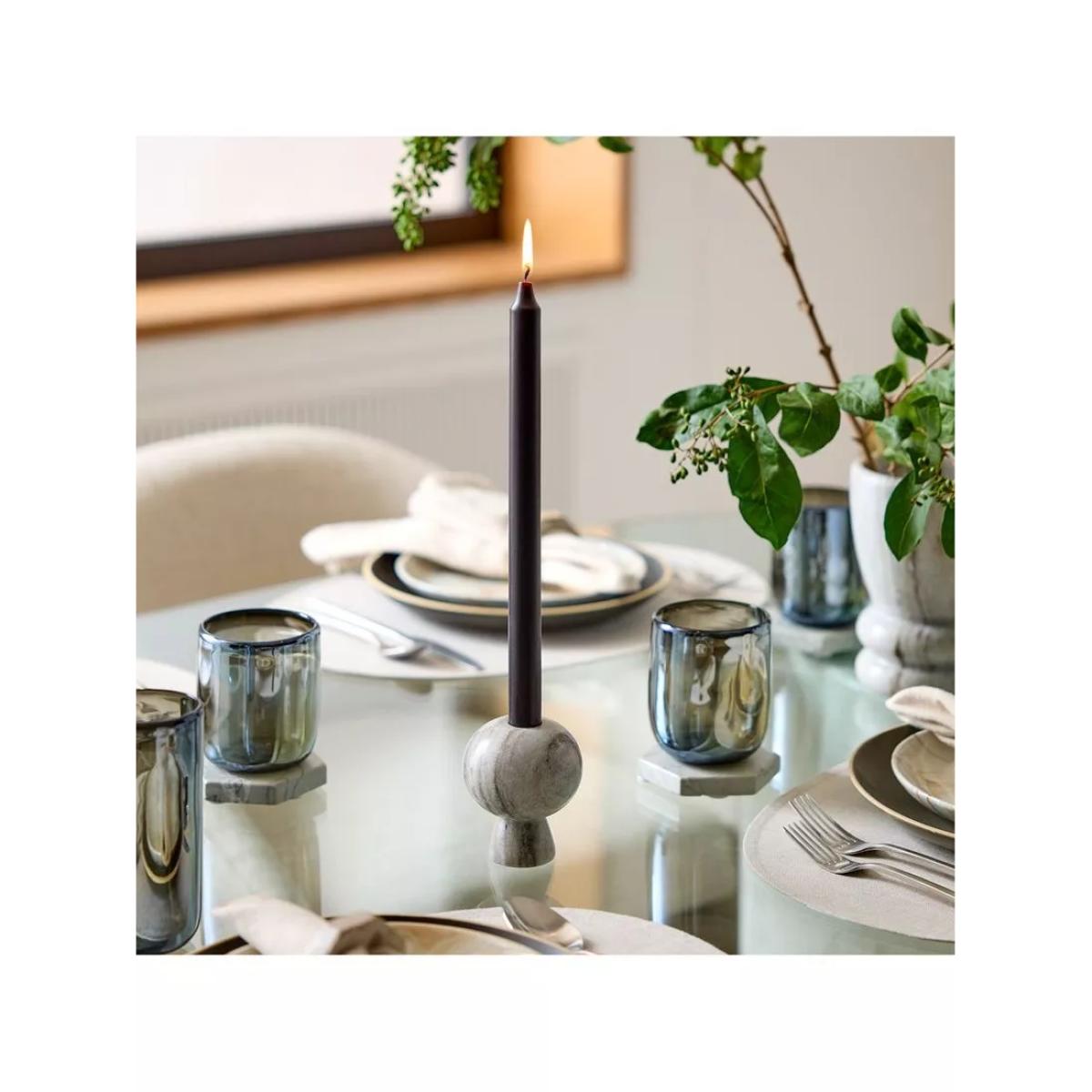 west elm Kali Marble Tapered Candle Holder, H9cm, Small – image 8