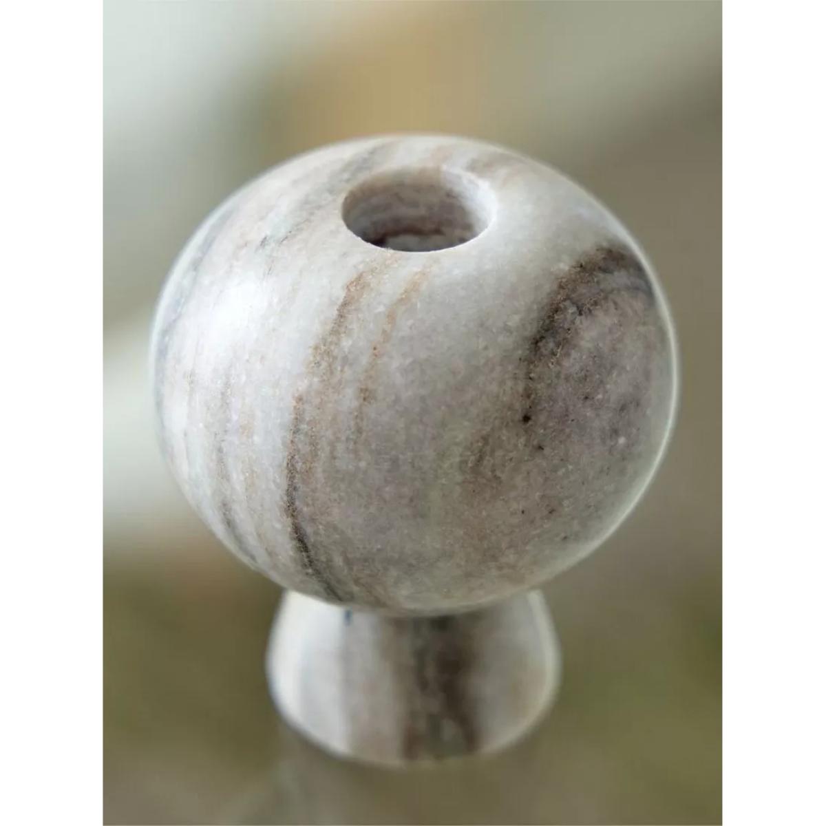 west elm Kali Marble Tapered Candle Holder, H9cm, Small – image 9