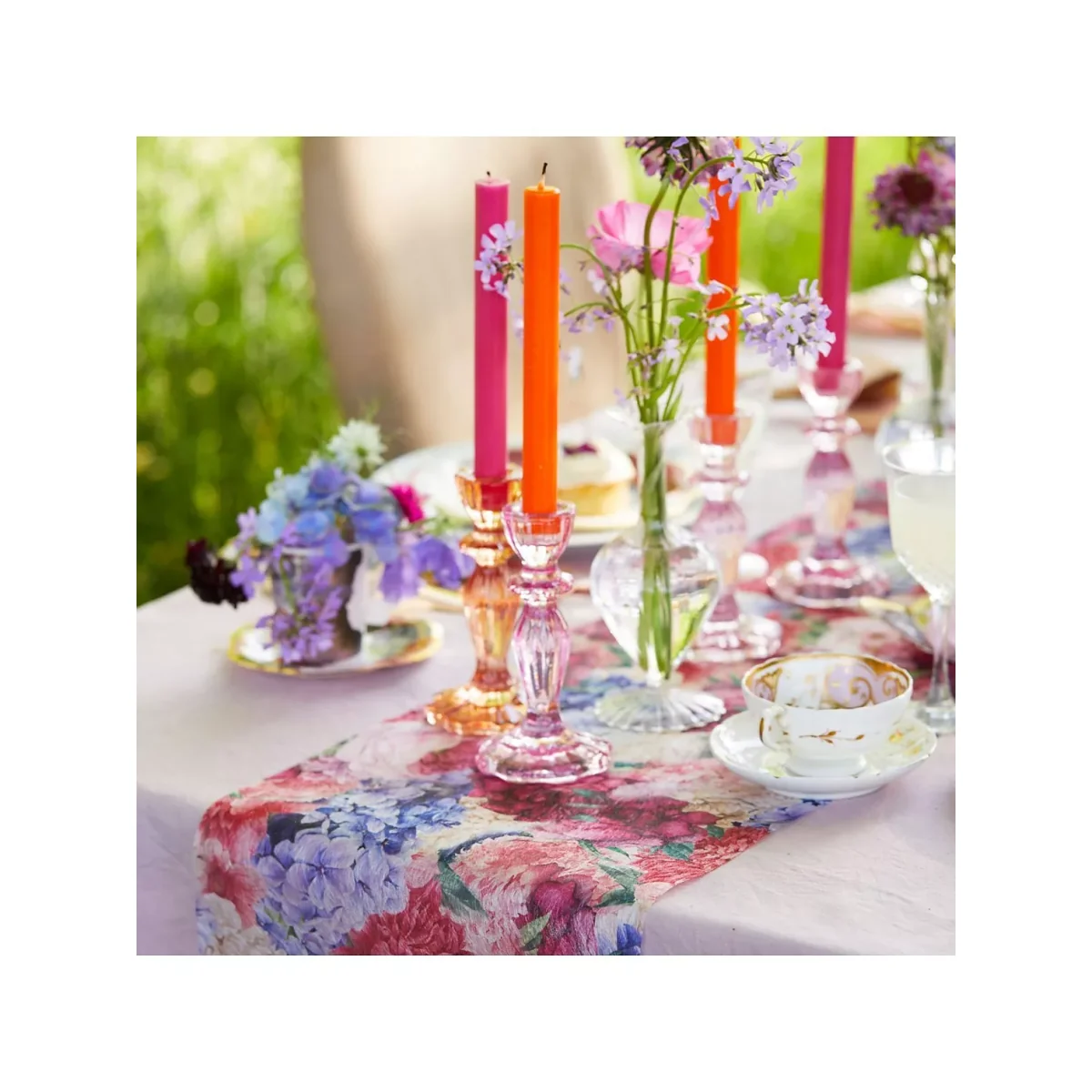 Talking Tables Dinner Candlesticks & Glass Candle Holder, 150g – image 4