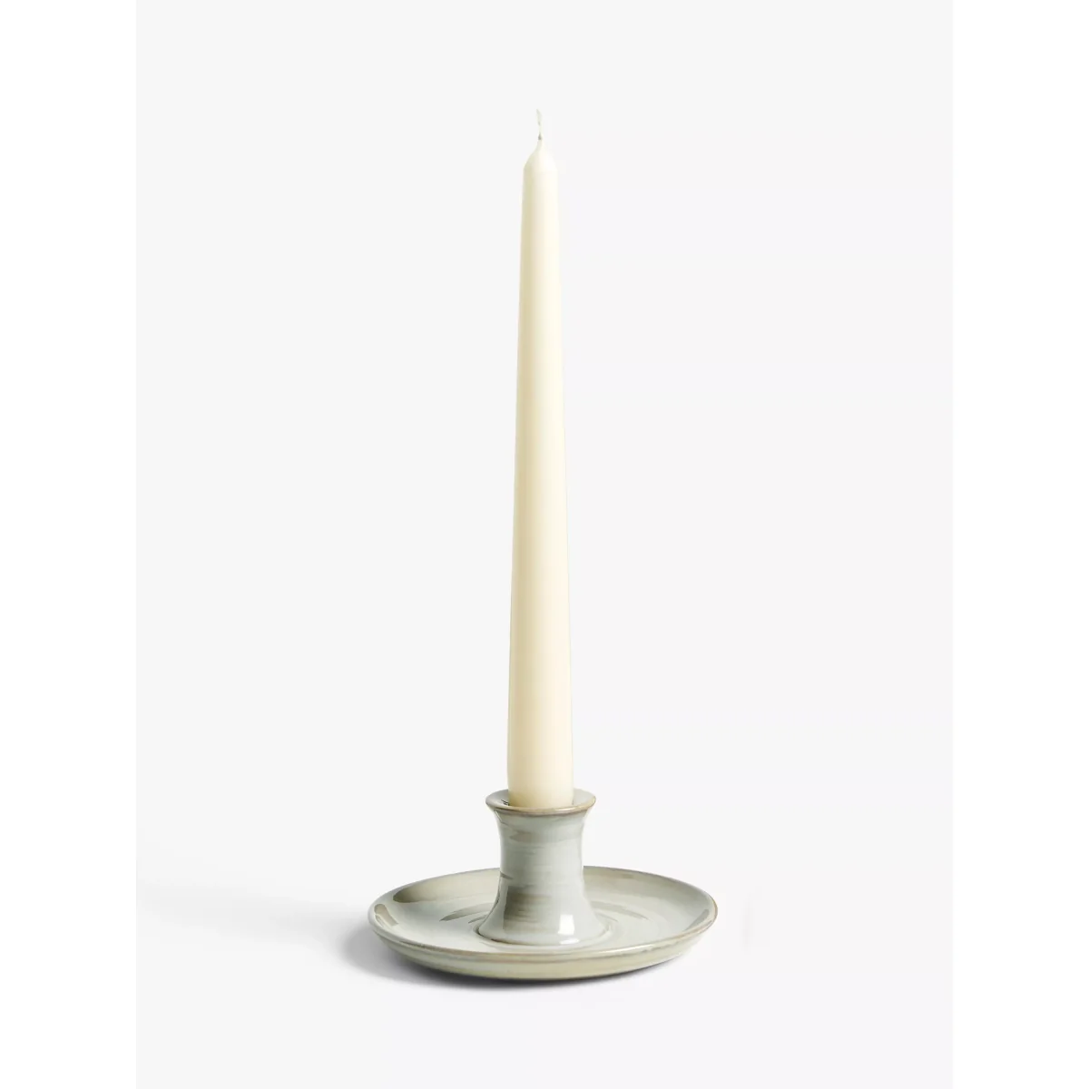 John Lewis Simplicity Dish Candle Holder, Grey – image 2