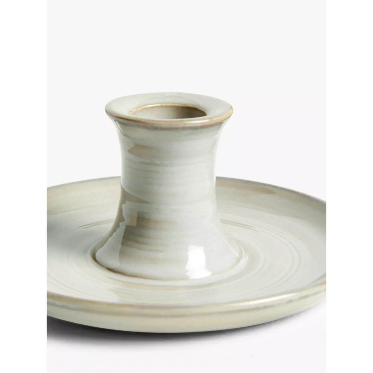 John Lewis Simplicity Dish Candle Holder, Grey – image 3