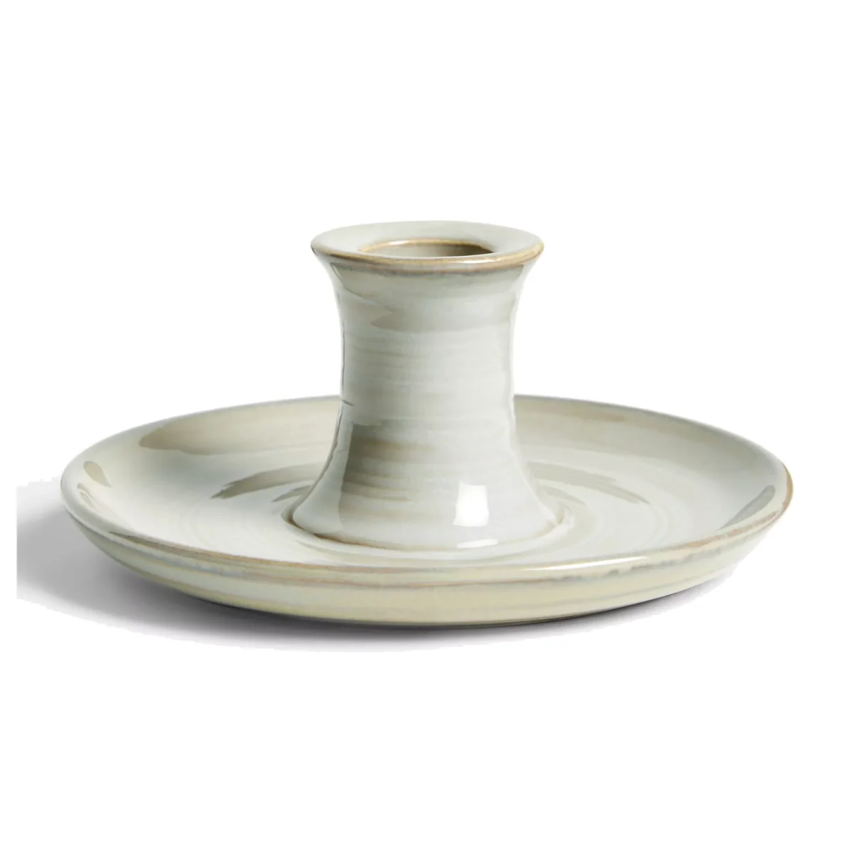 John Lewis Simplicity Dish Candle Holder, Grey – image 1