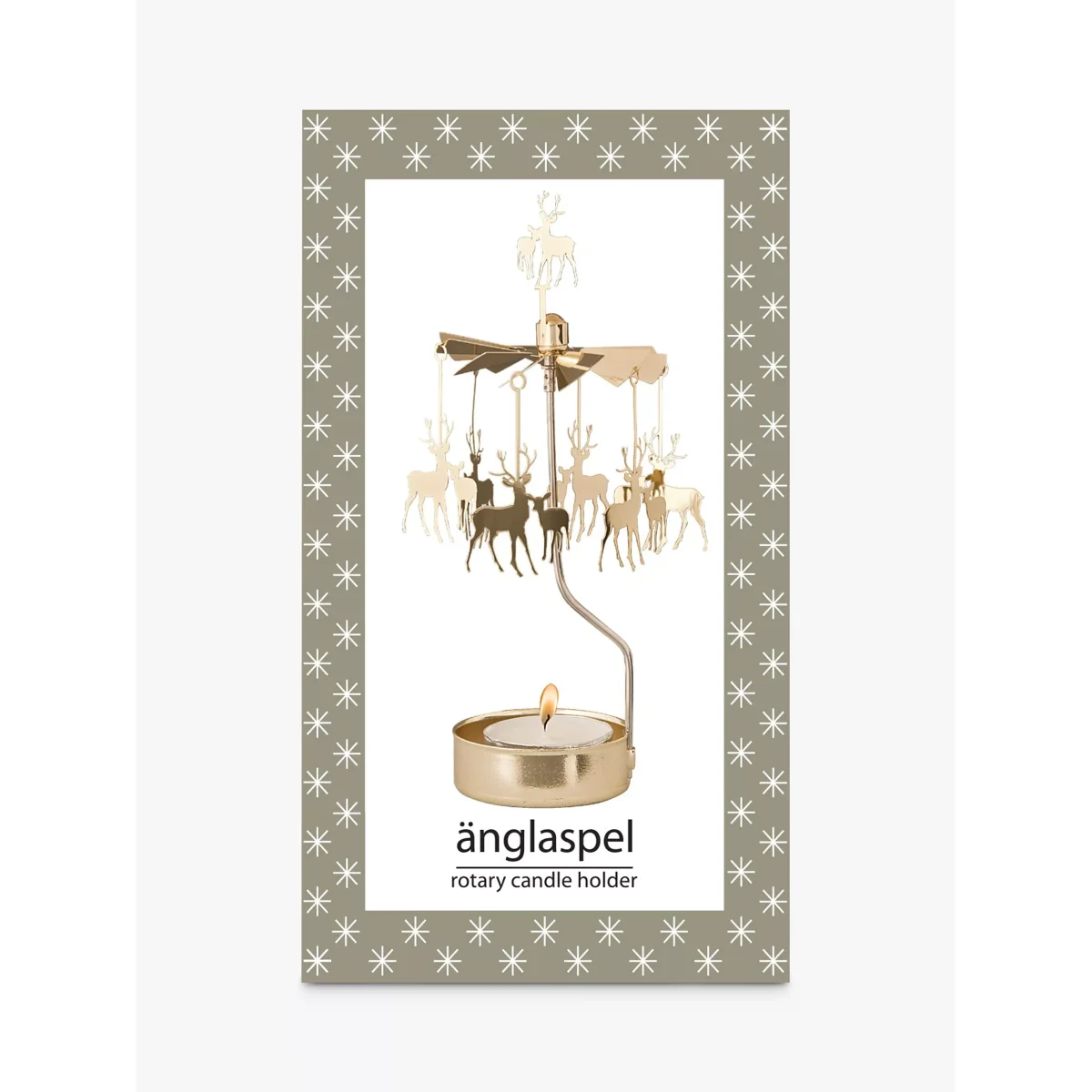 Pluto Produkter Reindeer Spinner Tealight Candle Holder – image 2