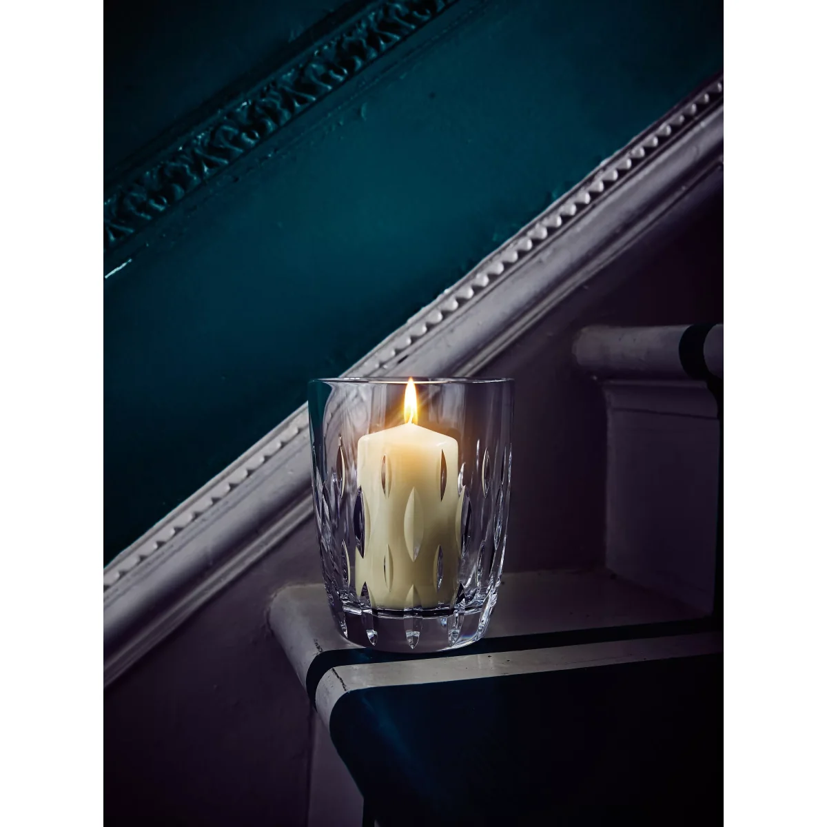 Waterford Enis Cut Hurricane Candle Holder, Small – image 2
