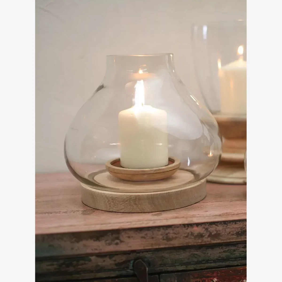 Nkuku Naryla Lantern Candle Holder – image 1