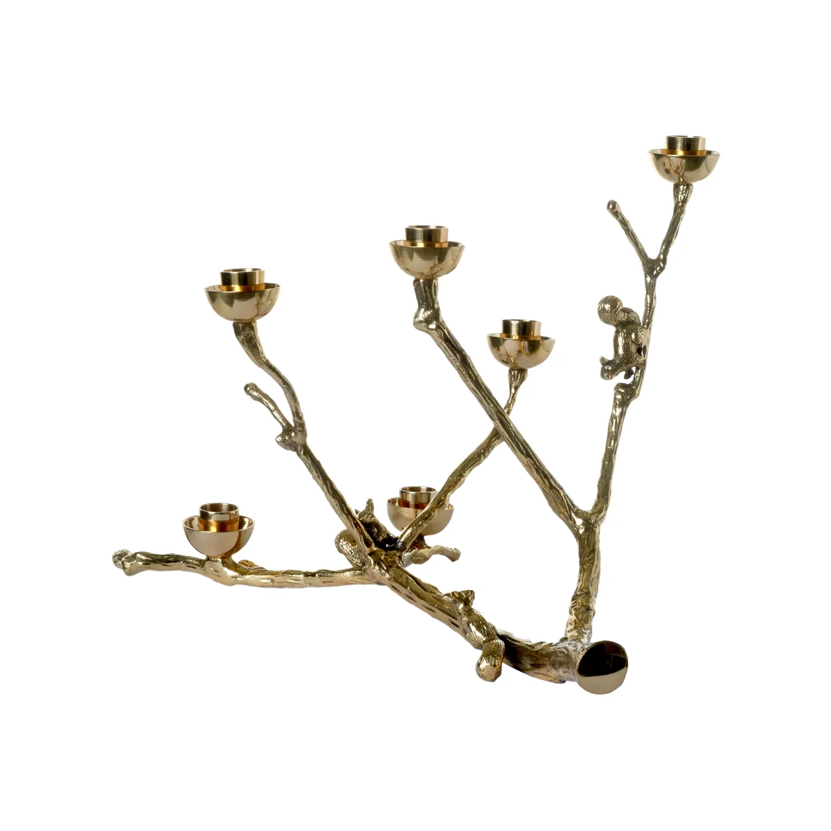 pols potten Twiggy with Squirrels Candle Holder, Gold – image 1