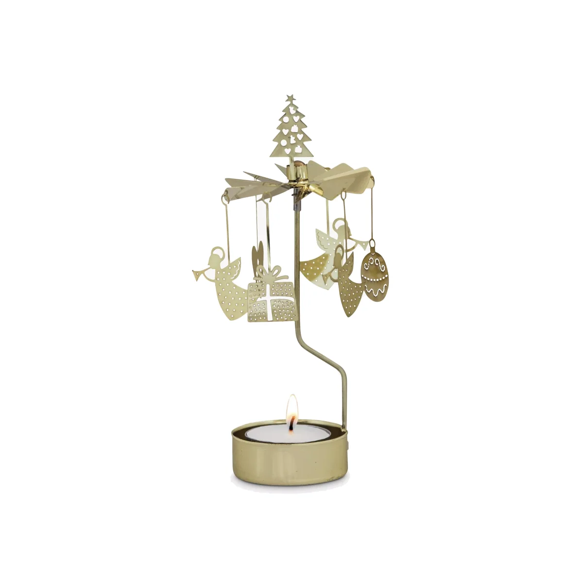 Pluto Produkter Christmas Spinner Tealight Candle Holder – image 1