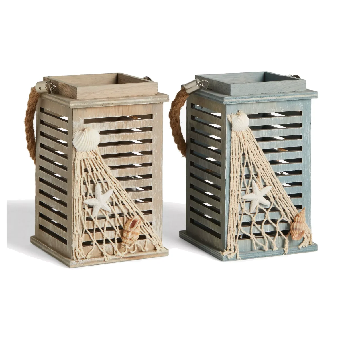 John Lewis & Partners Fish Net Lantern Candle Holder, Assorted – image 1