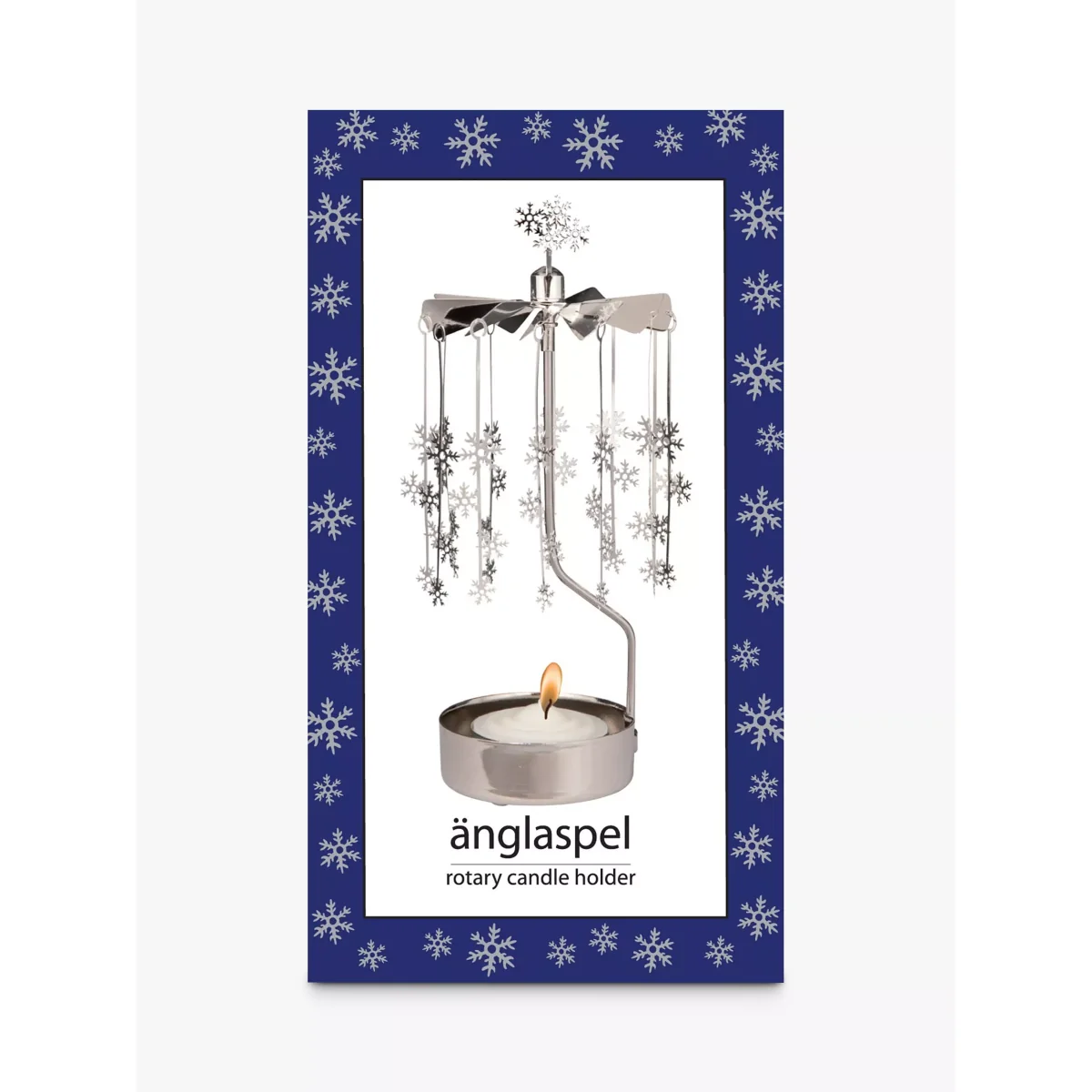 Pluto Produkter Snowflake Spinner Tealight Candle Holder – image 2