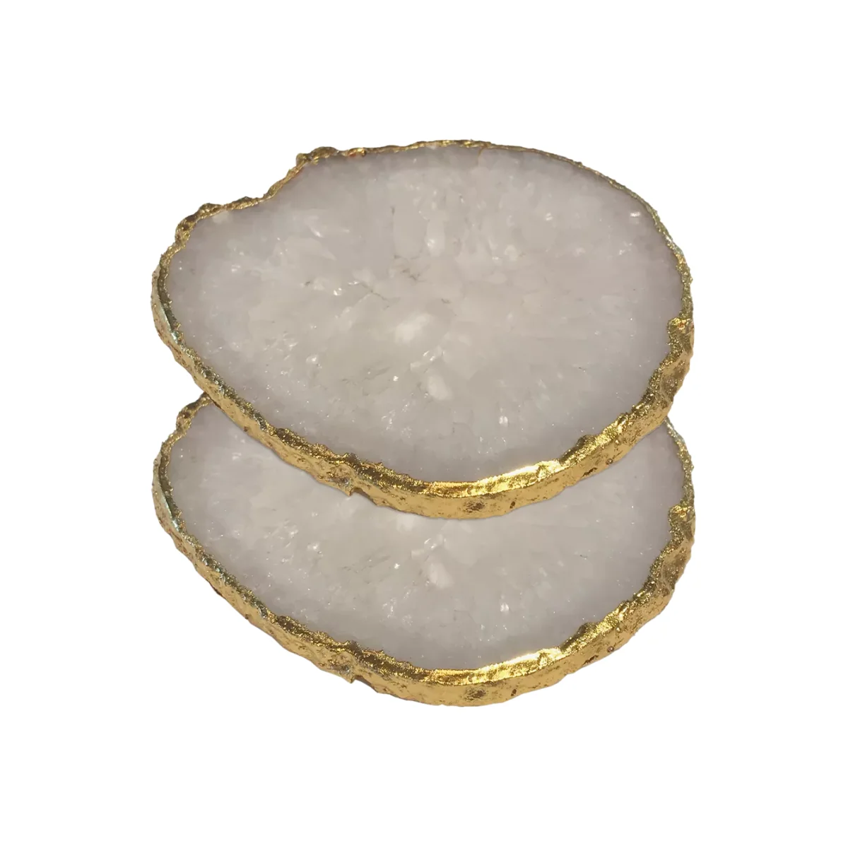 Culinary Concepts Coral Small Hurricane Candle Holder, Gold – image 1