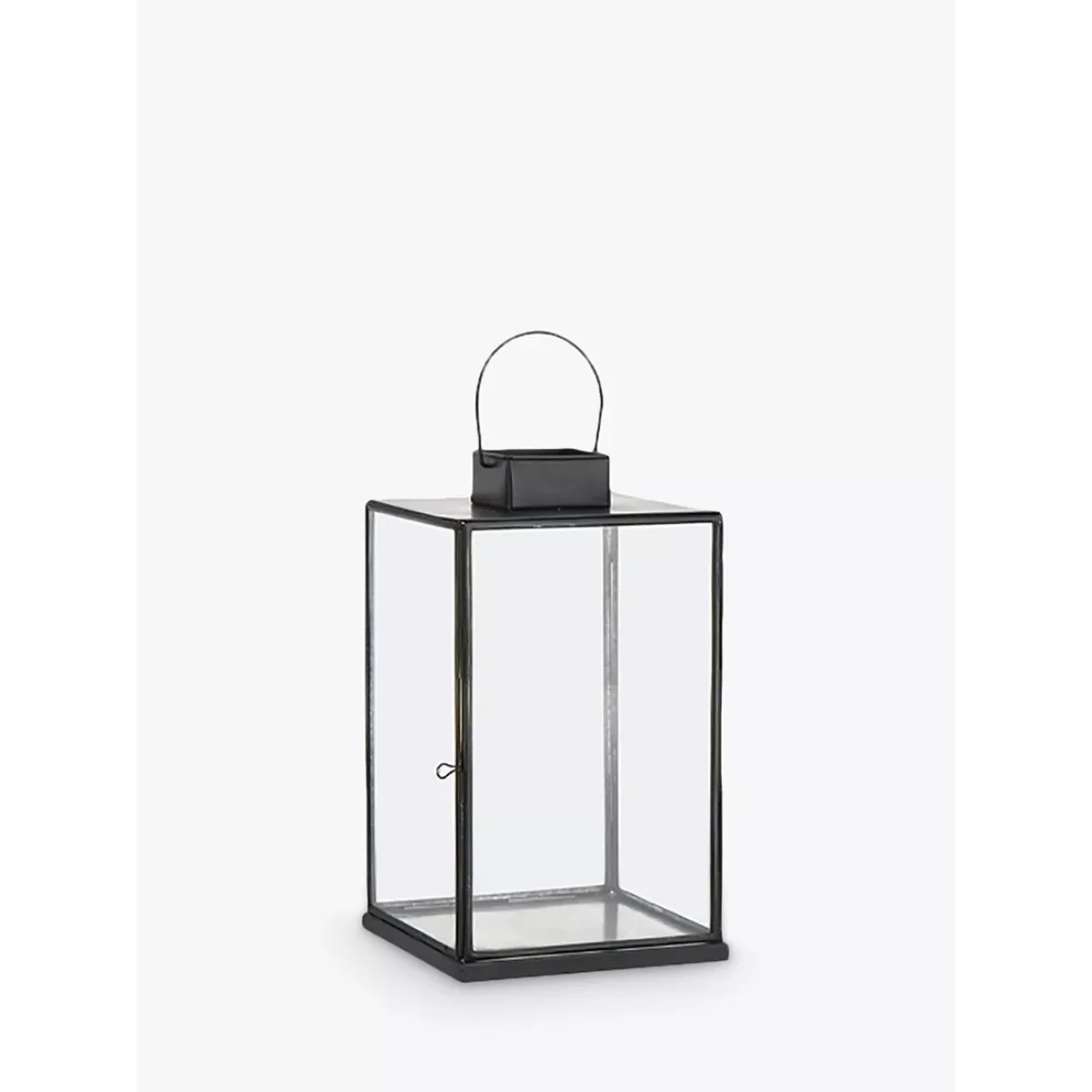 Nkuku Sia Lantern Candle Holder, Antique Black – image 2
