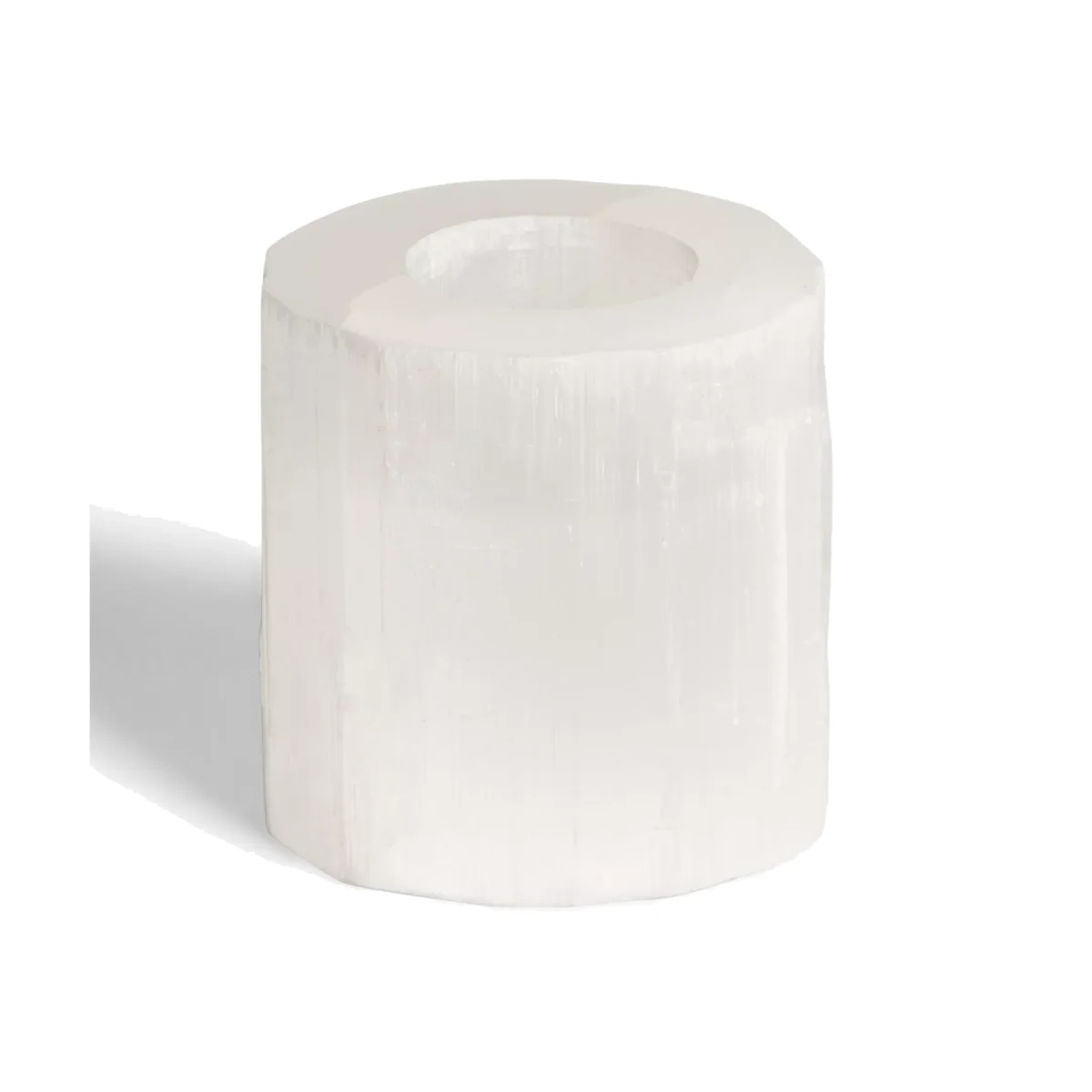 John Lewis & Partners Selnite Crystal Tealight Candle Holder – image 1