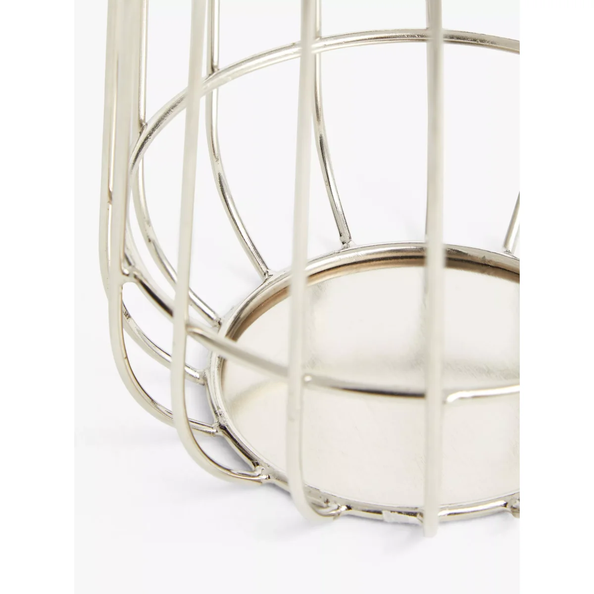 John Lewis & Partners Silver Cage Lantern Candle Holder, H18 cm – image 3