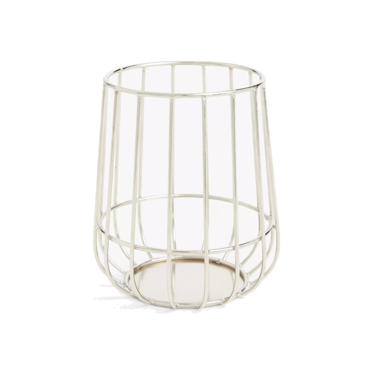 John Lewis & Partners Silver Cage Lantern Candle Holder, H18 cm – image 1