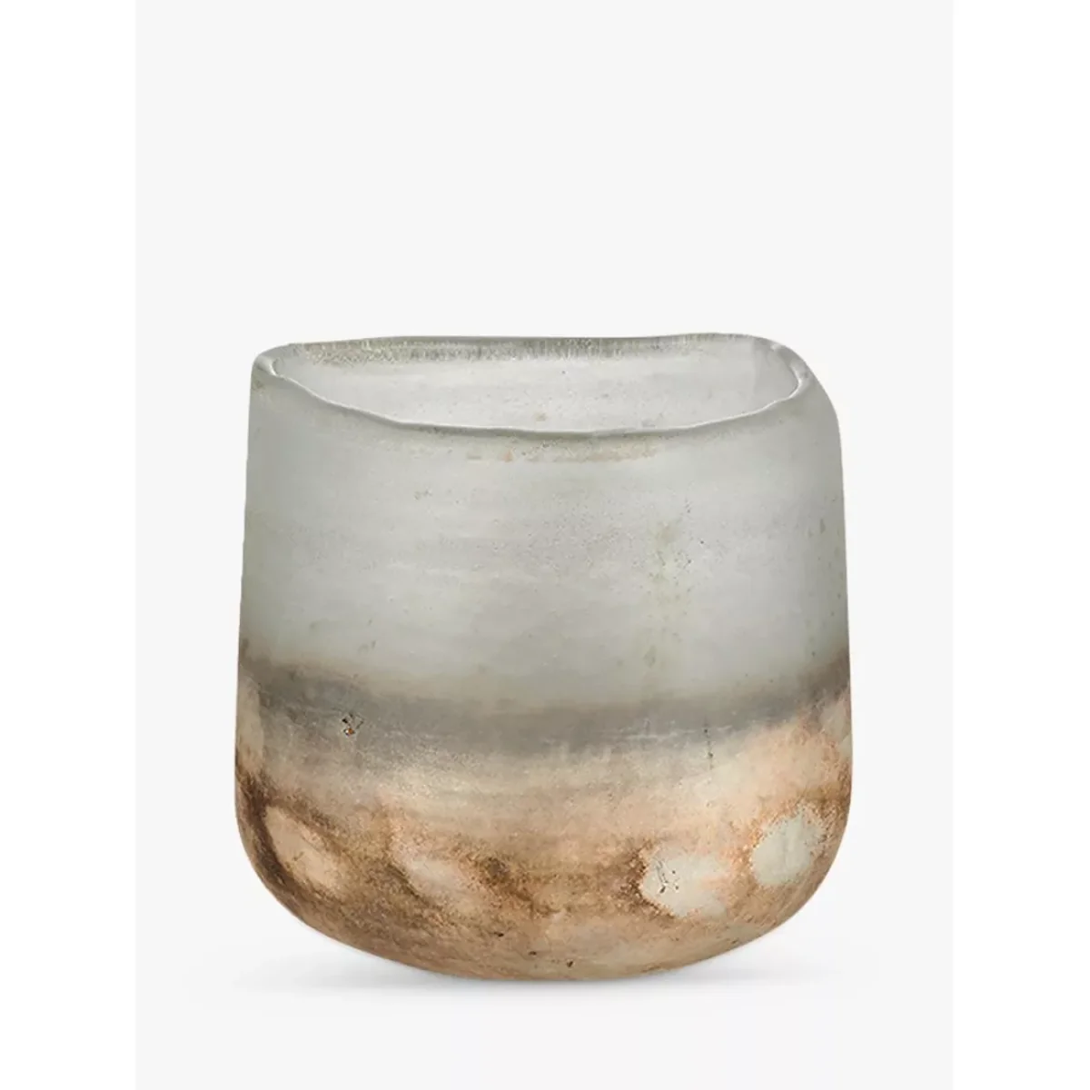 Nkuku Ngolo Tealight Candle Holder, Aged Smoke – image 2