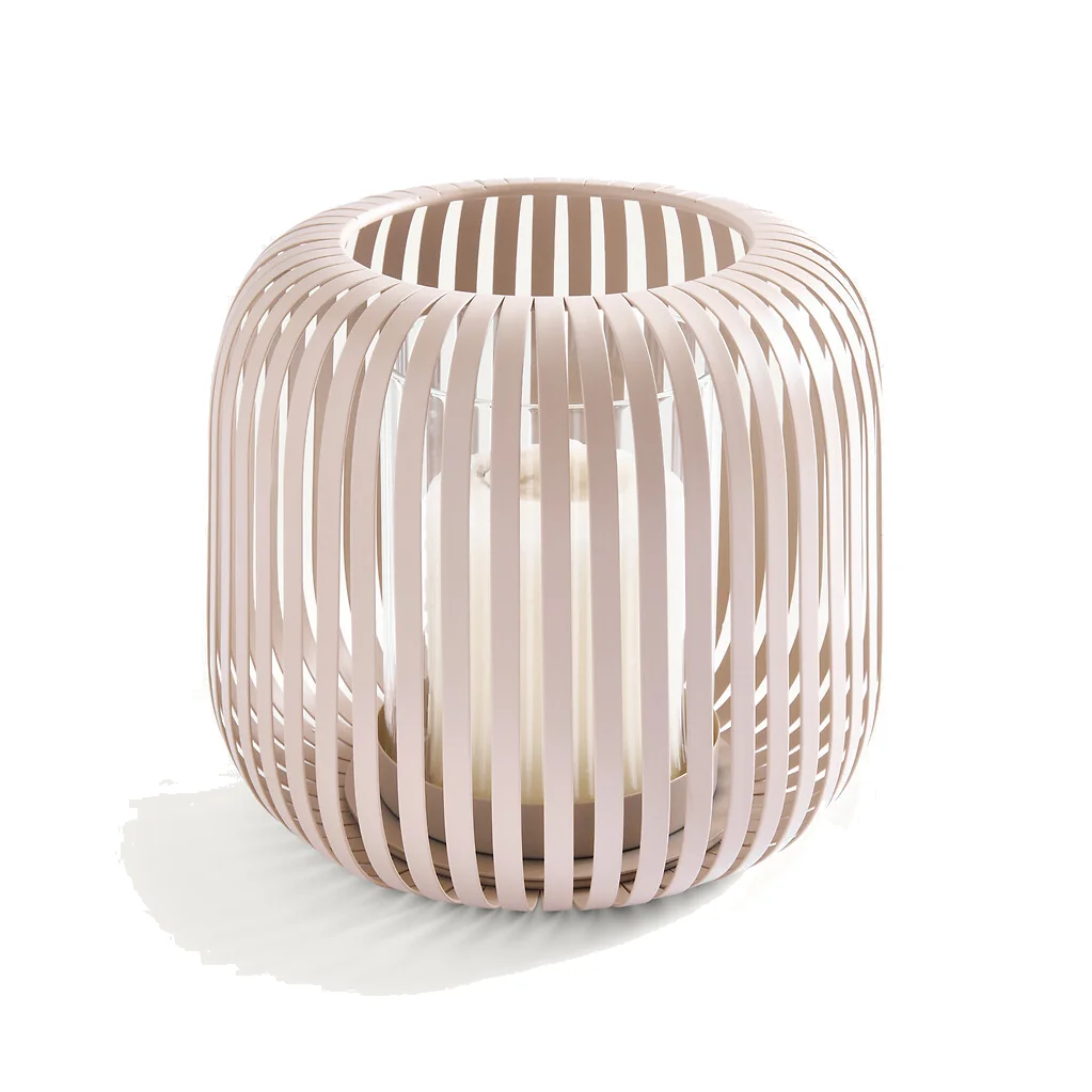 Stripi Steel Tealight Holder, Height 23cm