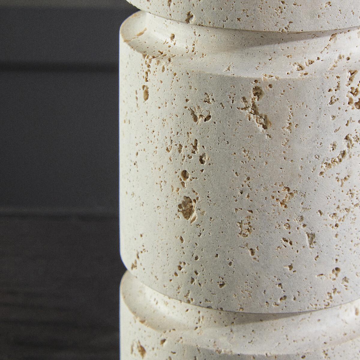 30cm Tibor Travertine Candle Holder – image 4