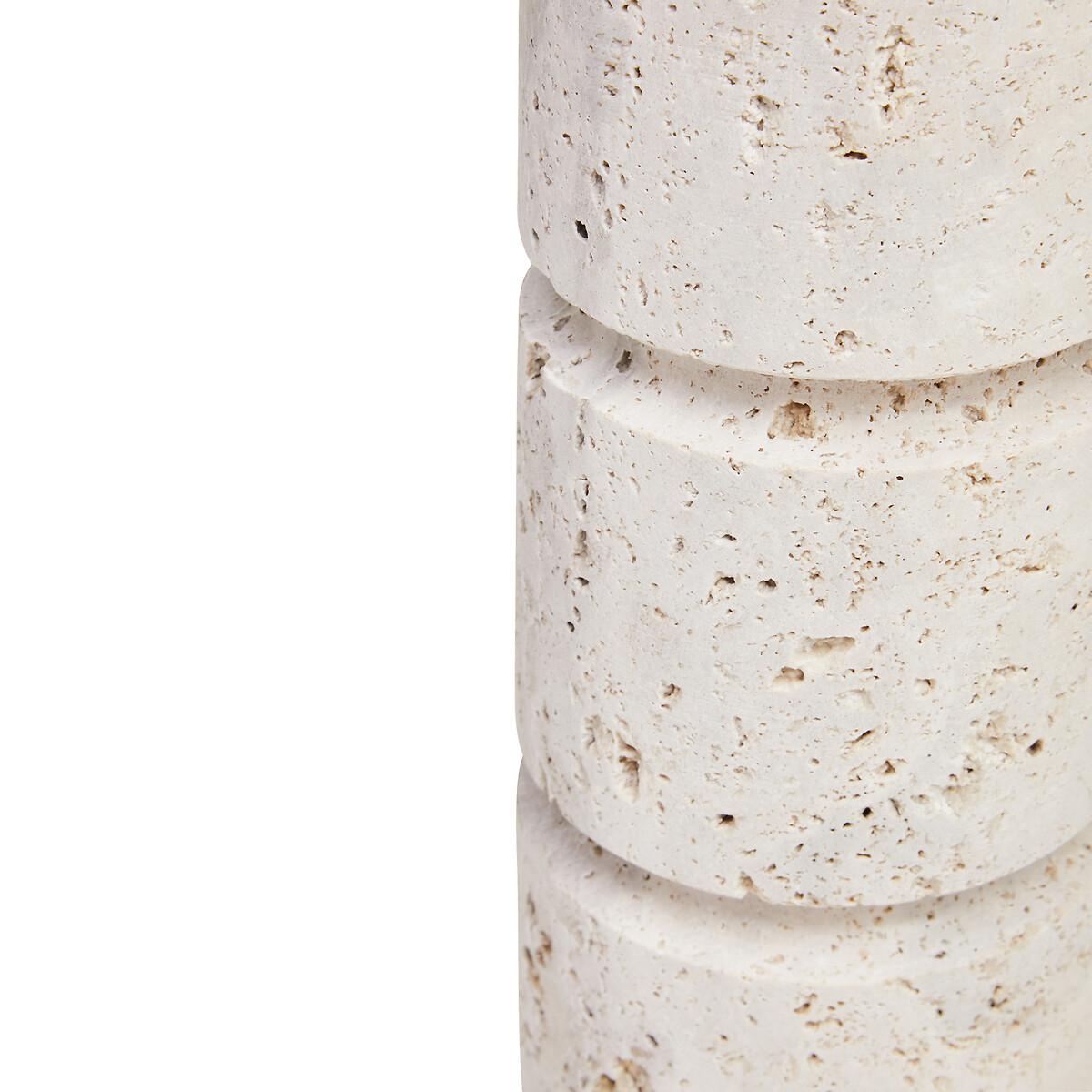 30cm Tibor Travertine Candle Holder – image 9
