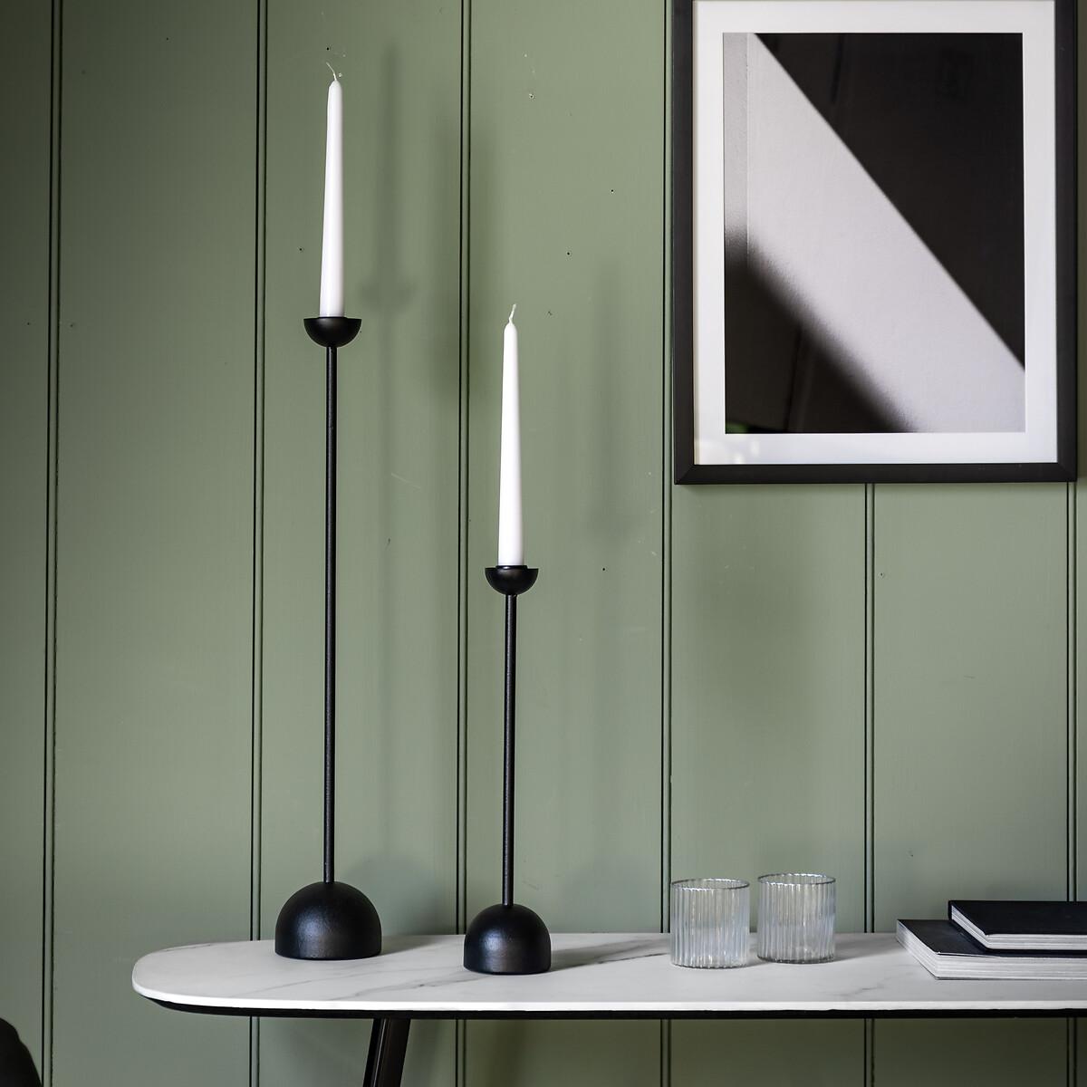 60cm Black Iron Candlestick Holder – image 2