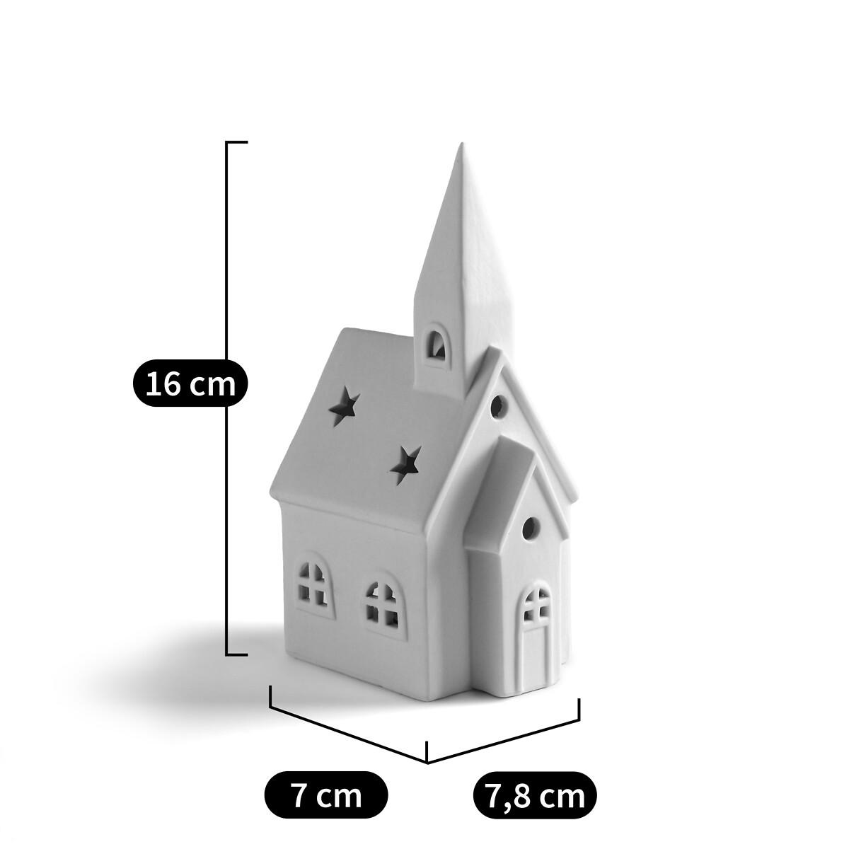 Caspar Ceramic Church Candle Holder – image 10