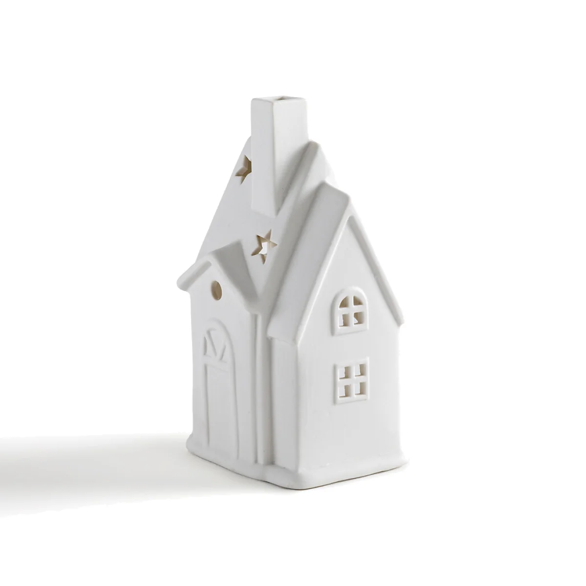 Caspar Ceramic House-Shaped Candle Holder – image 1