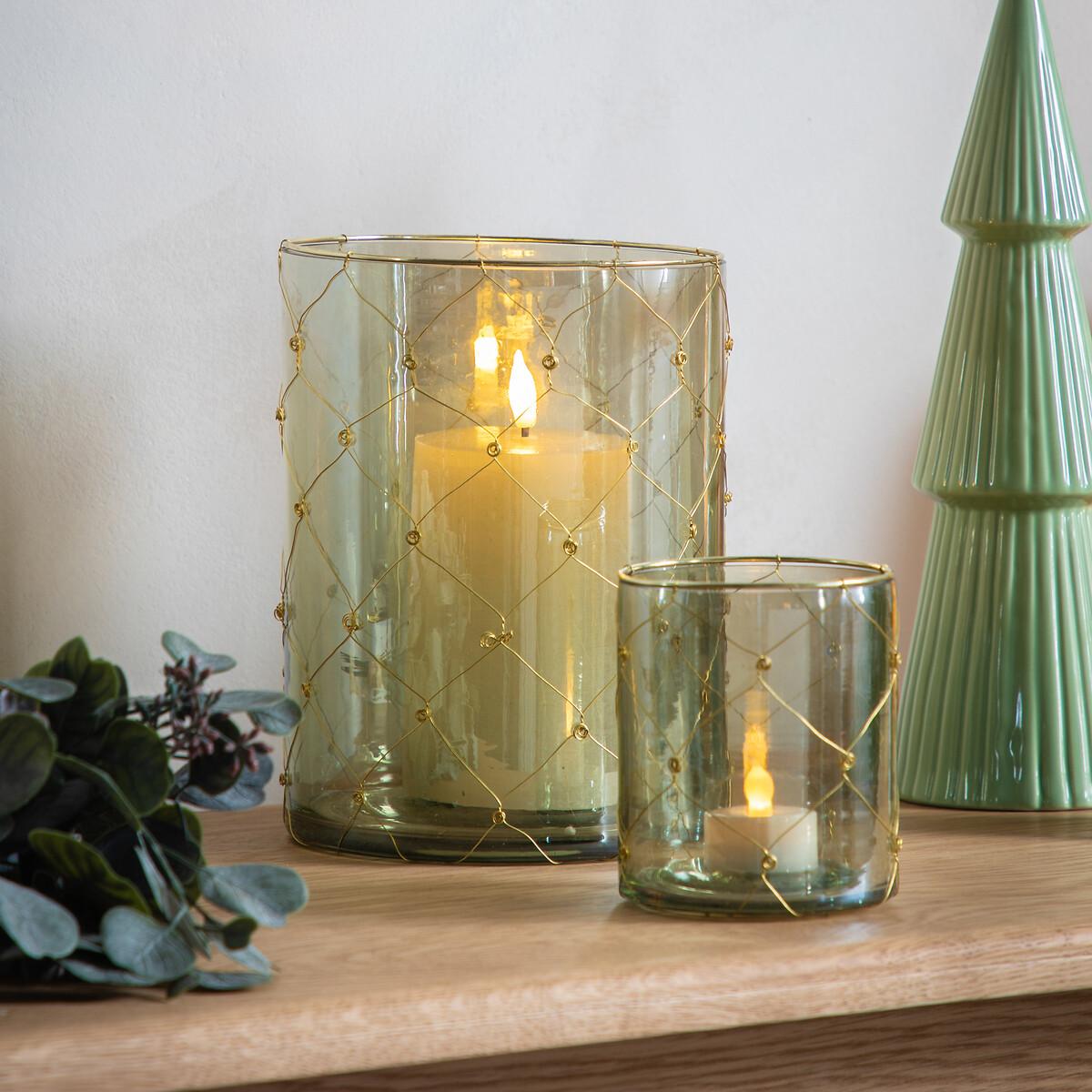 Pack of 2 10cm Hilda Glass Tealight Holders – image 2