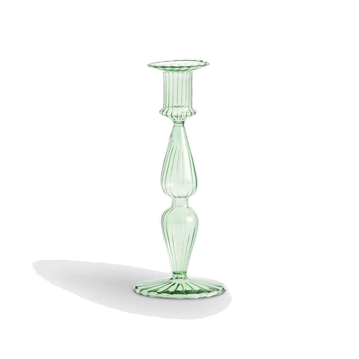 Chilava H20.3cm Glass Candlestick – image 1