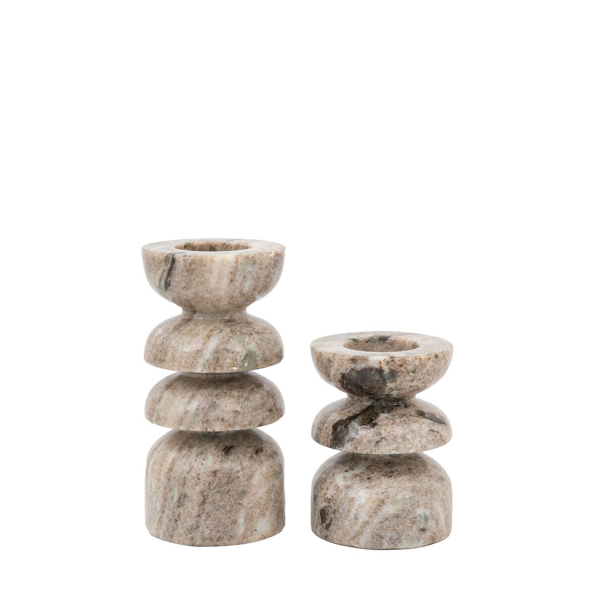 Set of 2 Azuaga Marble Candlesticks – image 5
